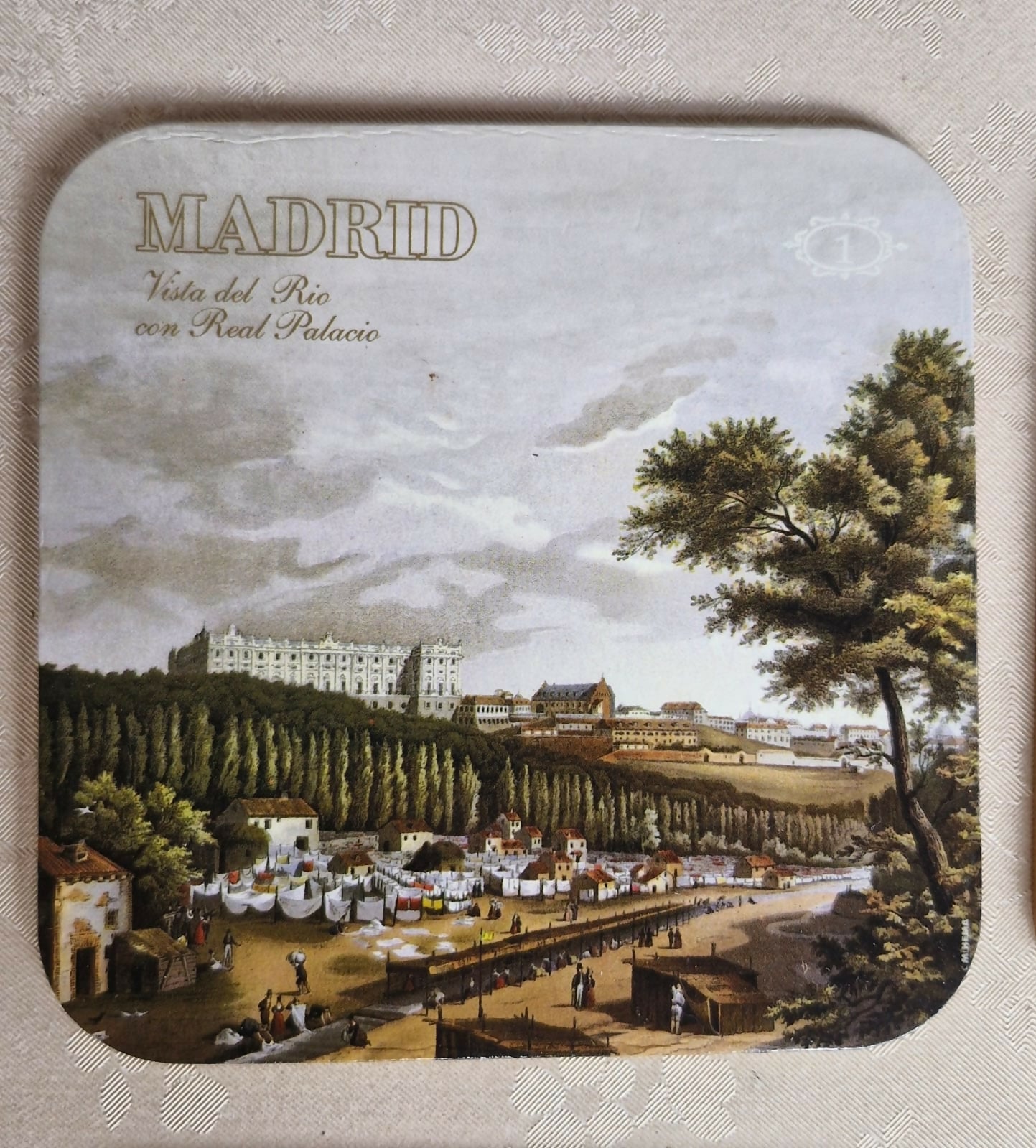 Lindo conjunto de porta-copos fabricados na Espanha