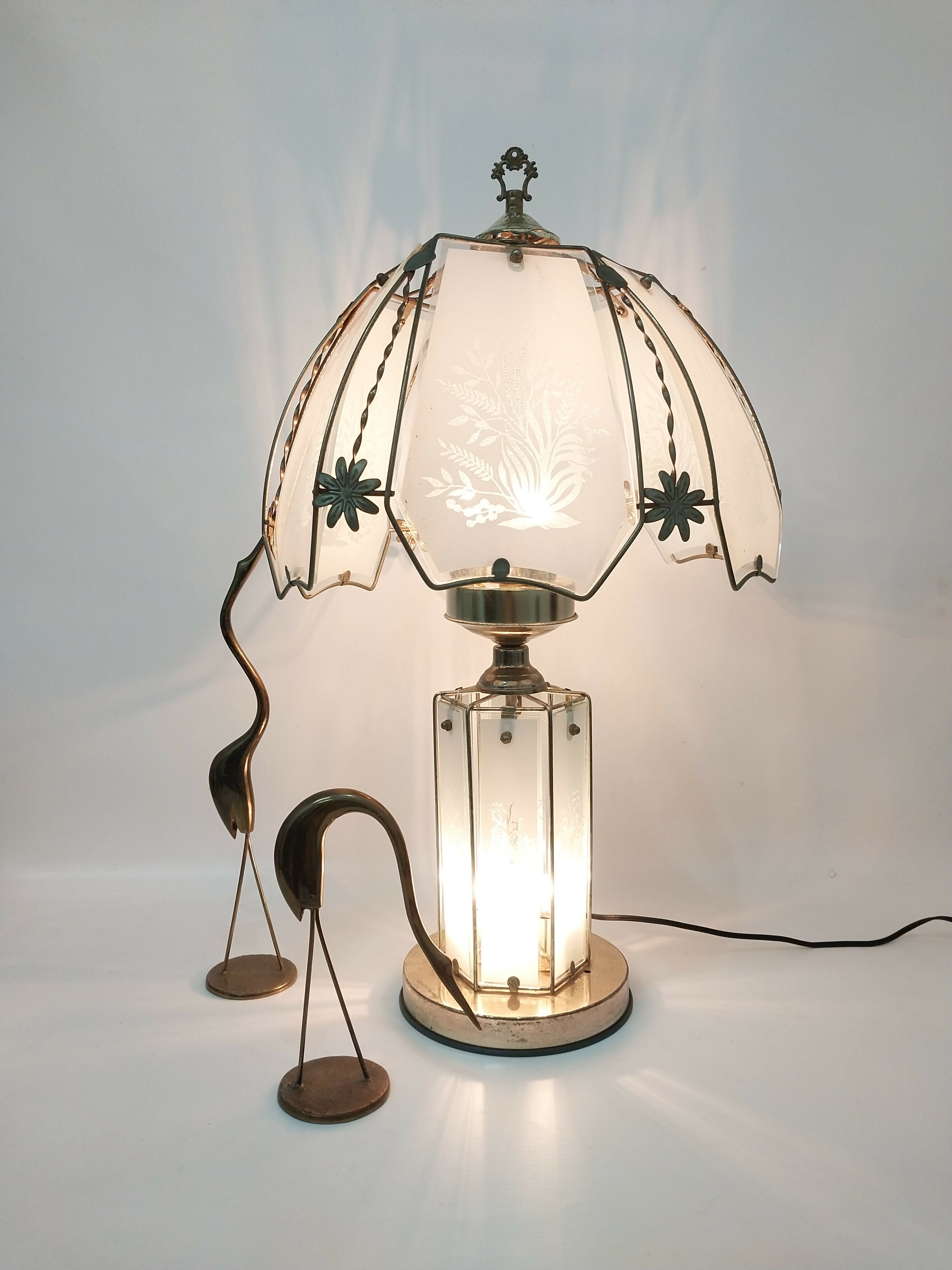 Grande Abajur Vintage Estilo Hollywood Regency