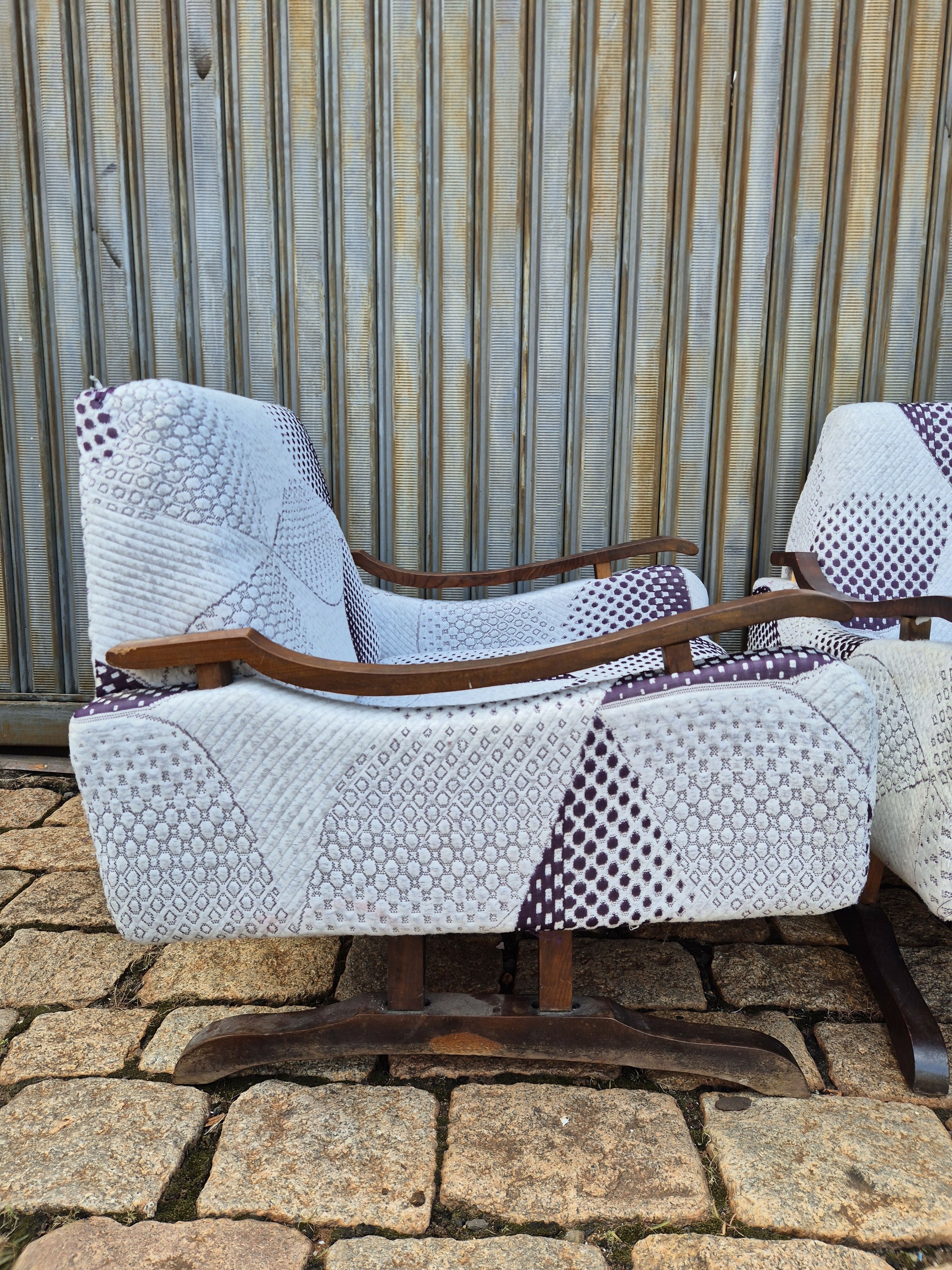 Par de poltronas anos 60 vintage