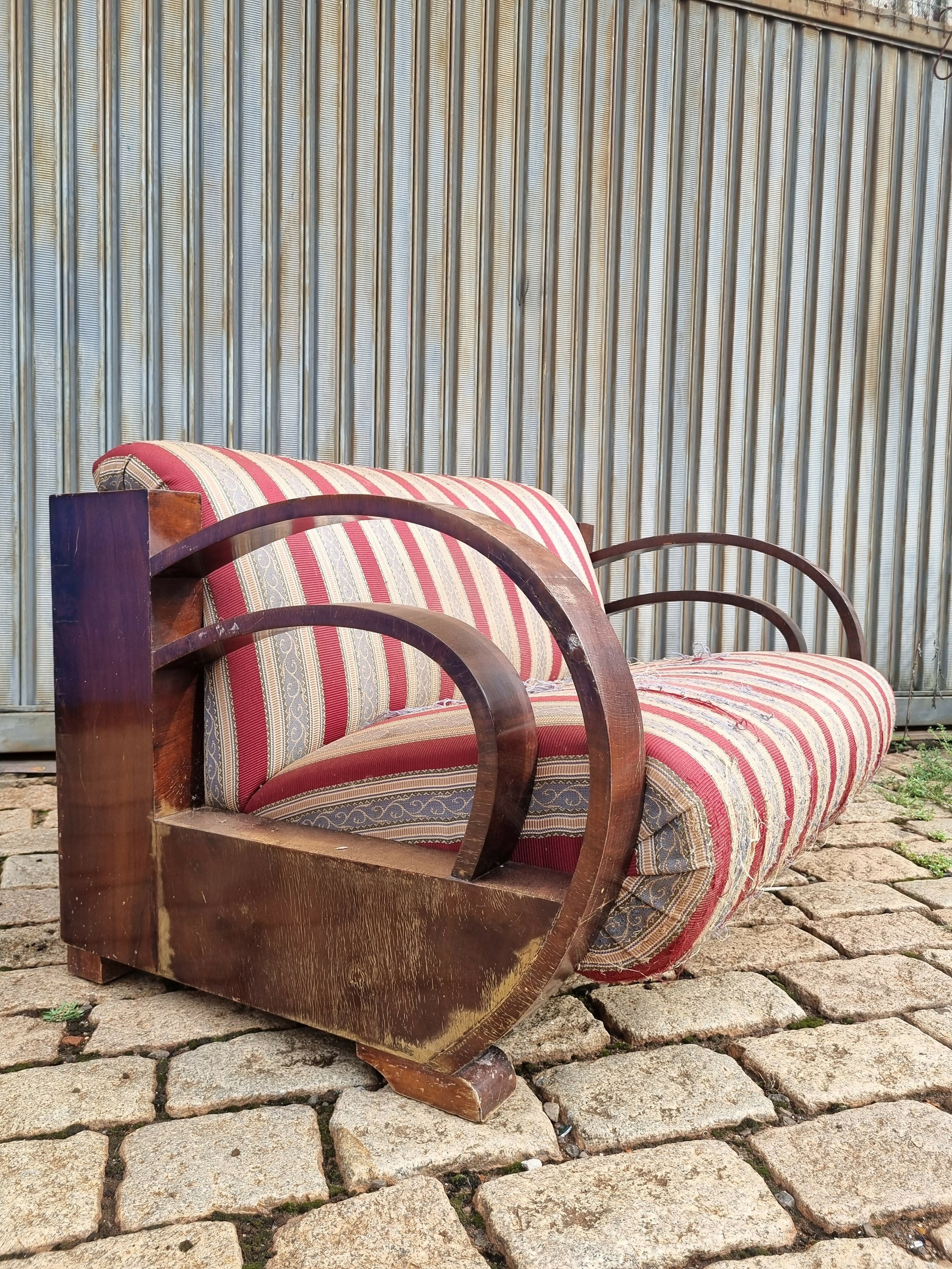 Conjunto de Sofá Art Déco anos 30