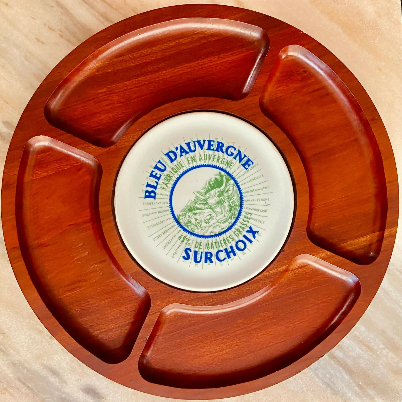 Petisqueira / Queijeira Giratória Tropic Art 45cm (DMCPS_064)