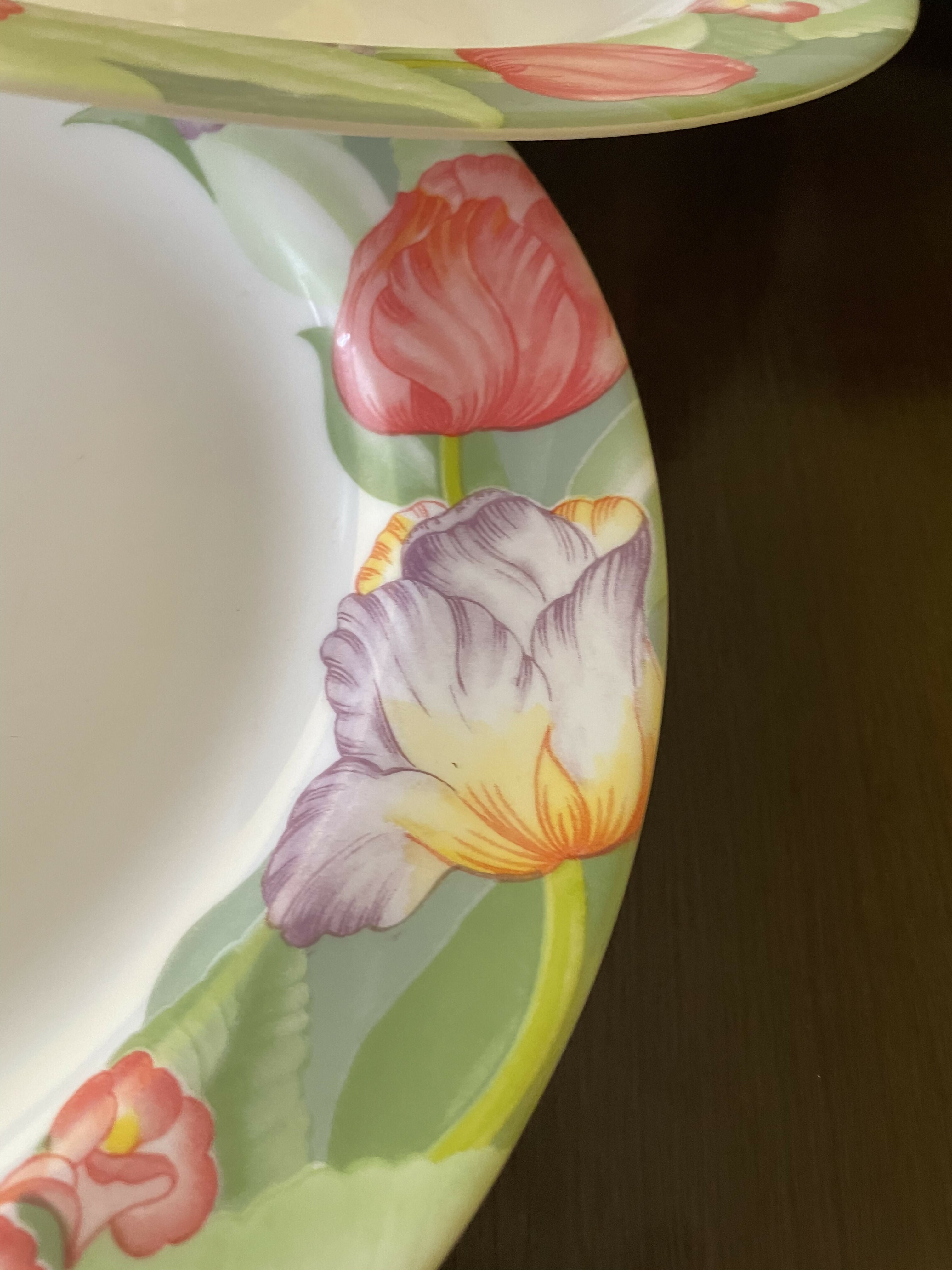 Jogo de pratos rasos franceses