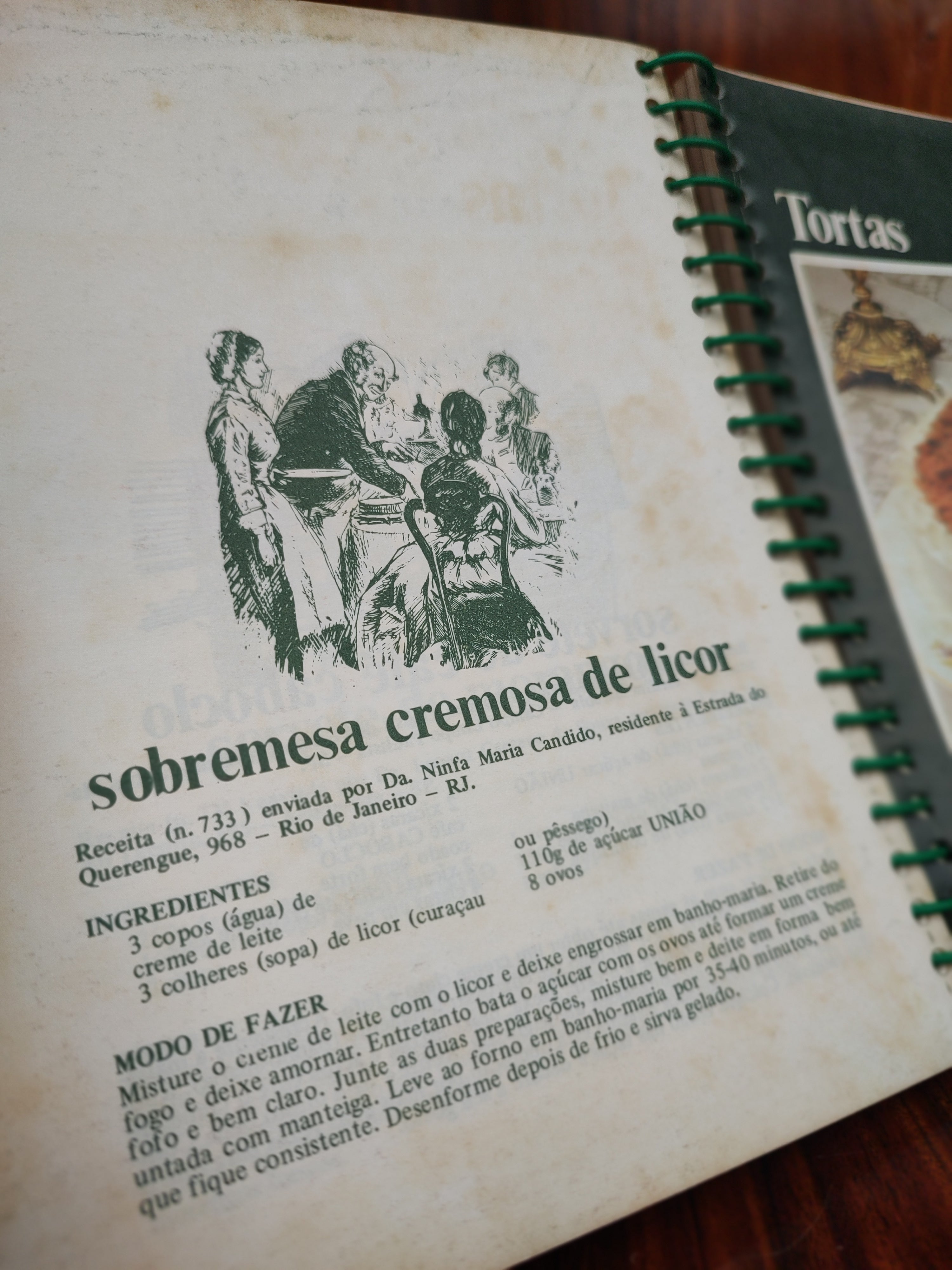 Livro "200 Novas Receitas do Açúcar União" anos 80
