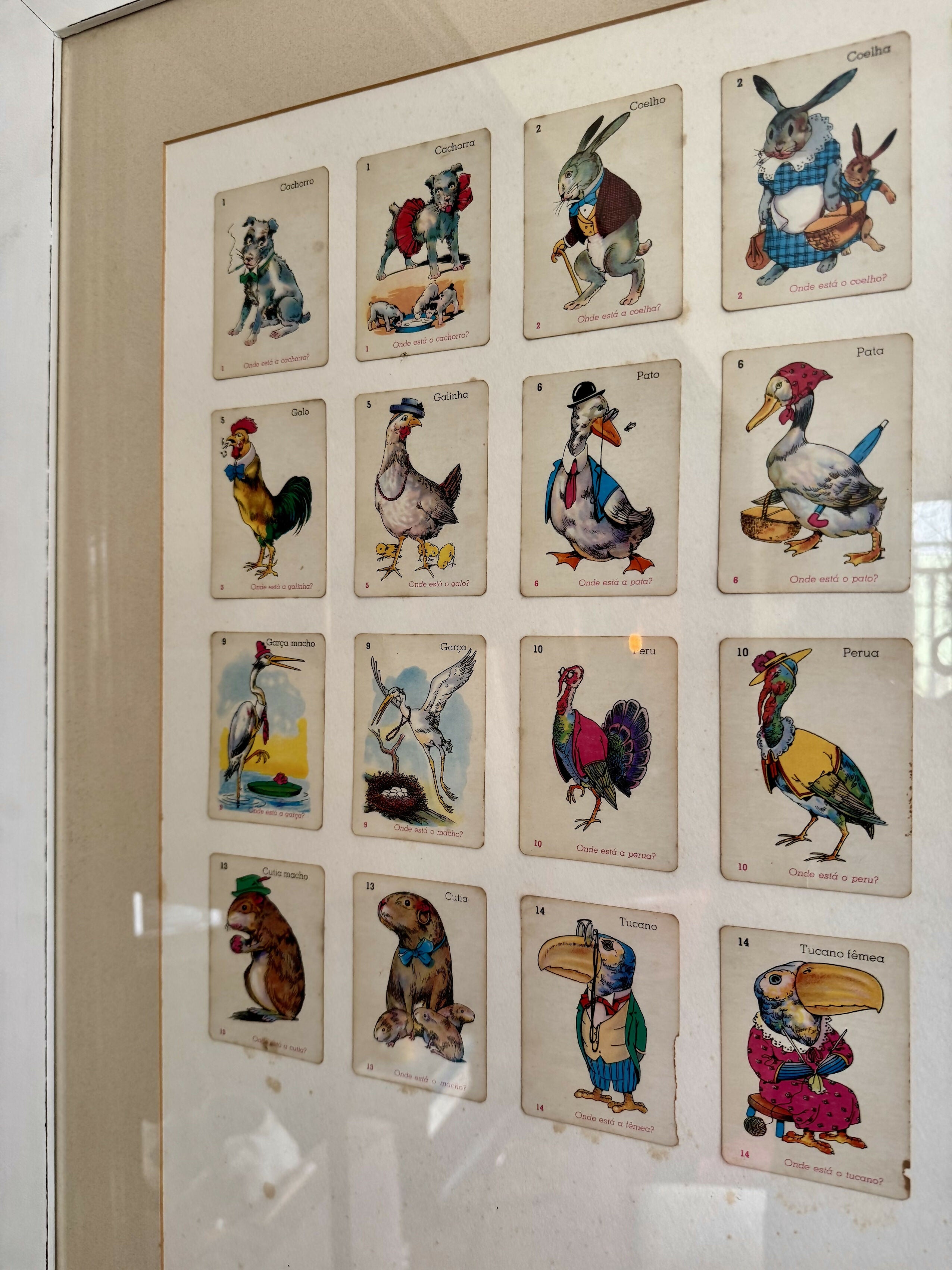 Quadro Baralho Mico Preto