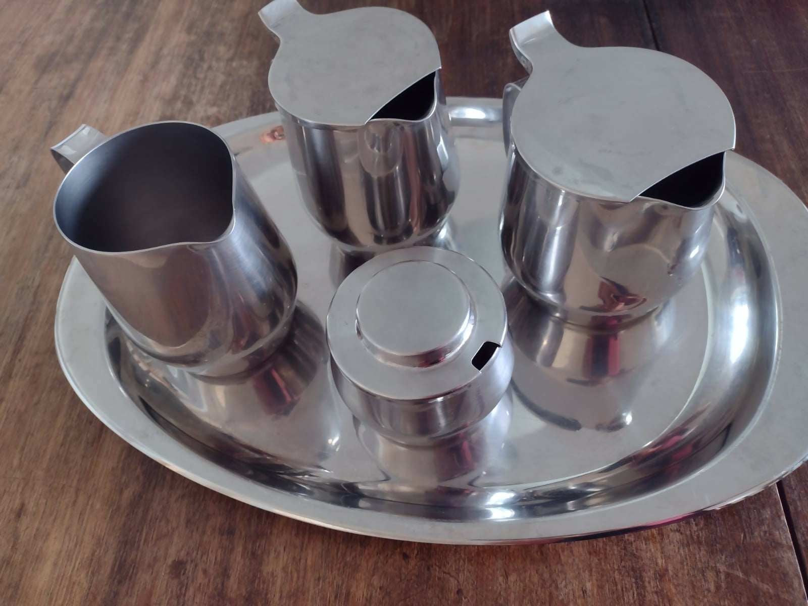 Conjunto Inox Eberle para chá e café