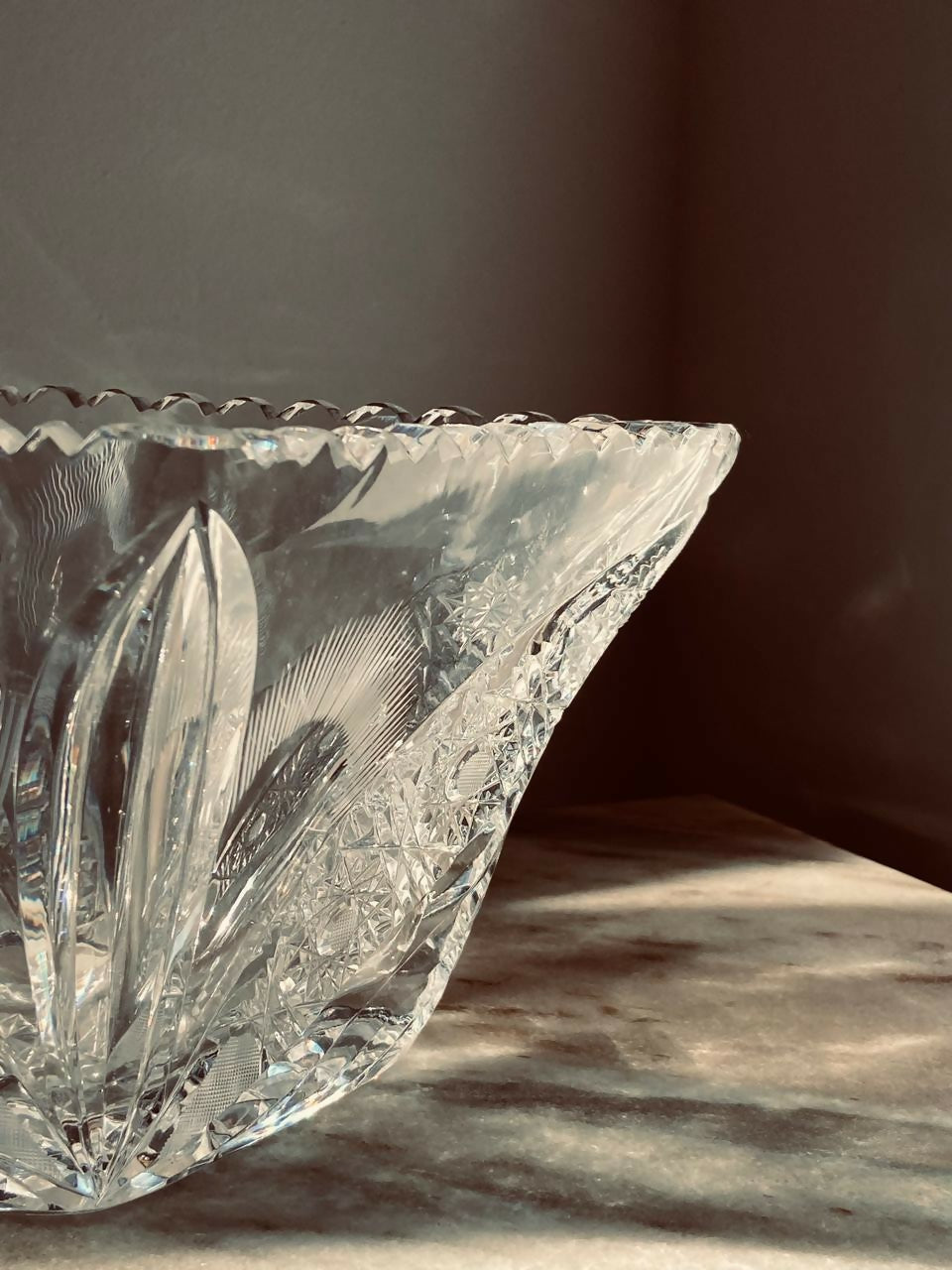 Centro de mesa em cristal lapidado (DMCPS_072)