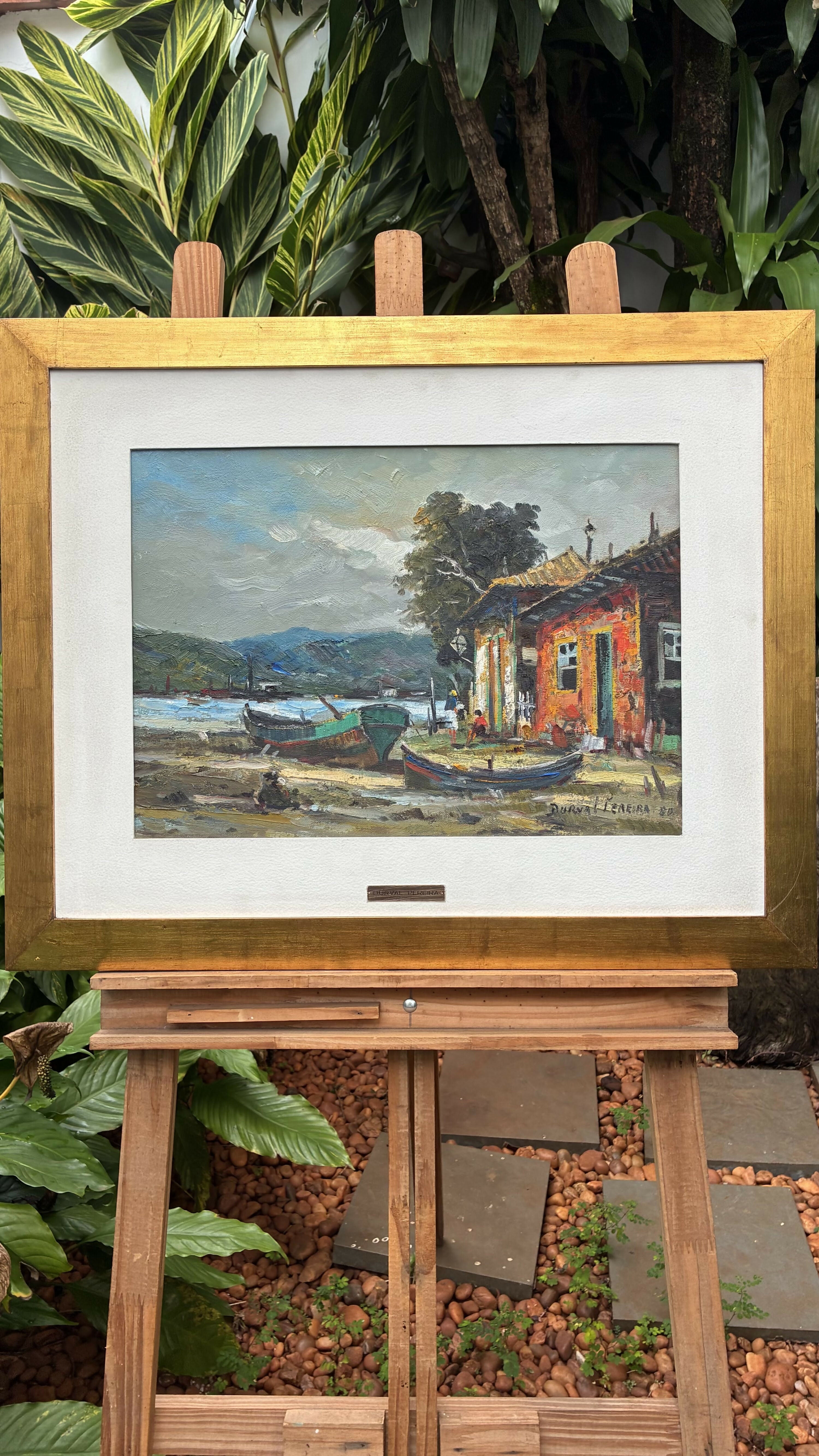 QUADRO ÓLEO SOBRE TELA ASSINADO DURVAL PEREIRA