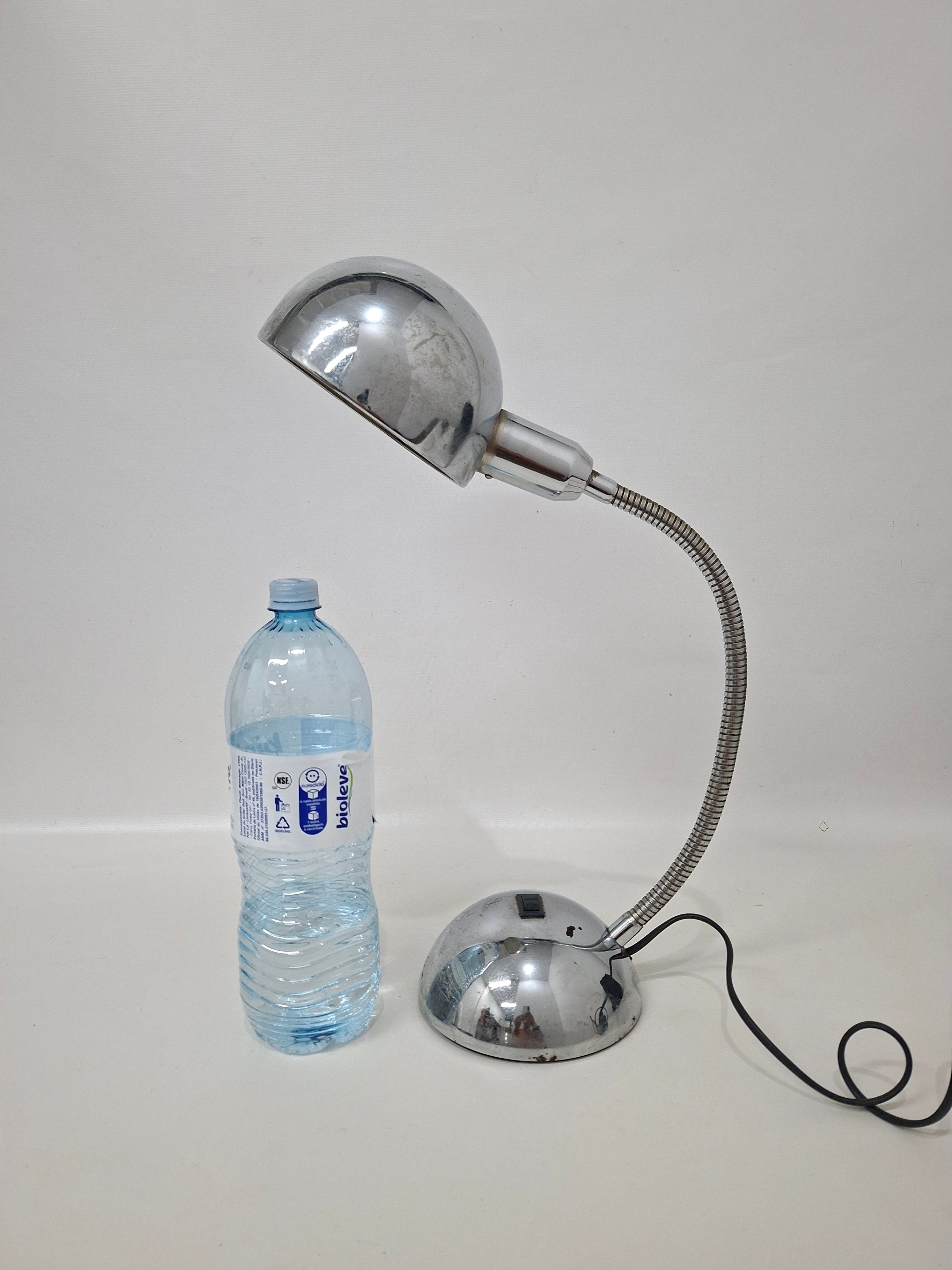 Luminária de Mesa Anos 60 Cromada