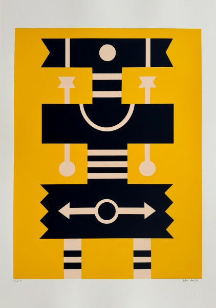 Quadro - Serigrafia Emoldurada, Rubem Valentim - Emblema