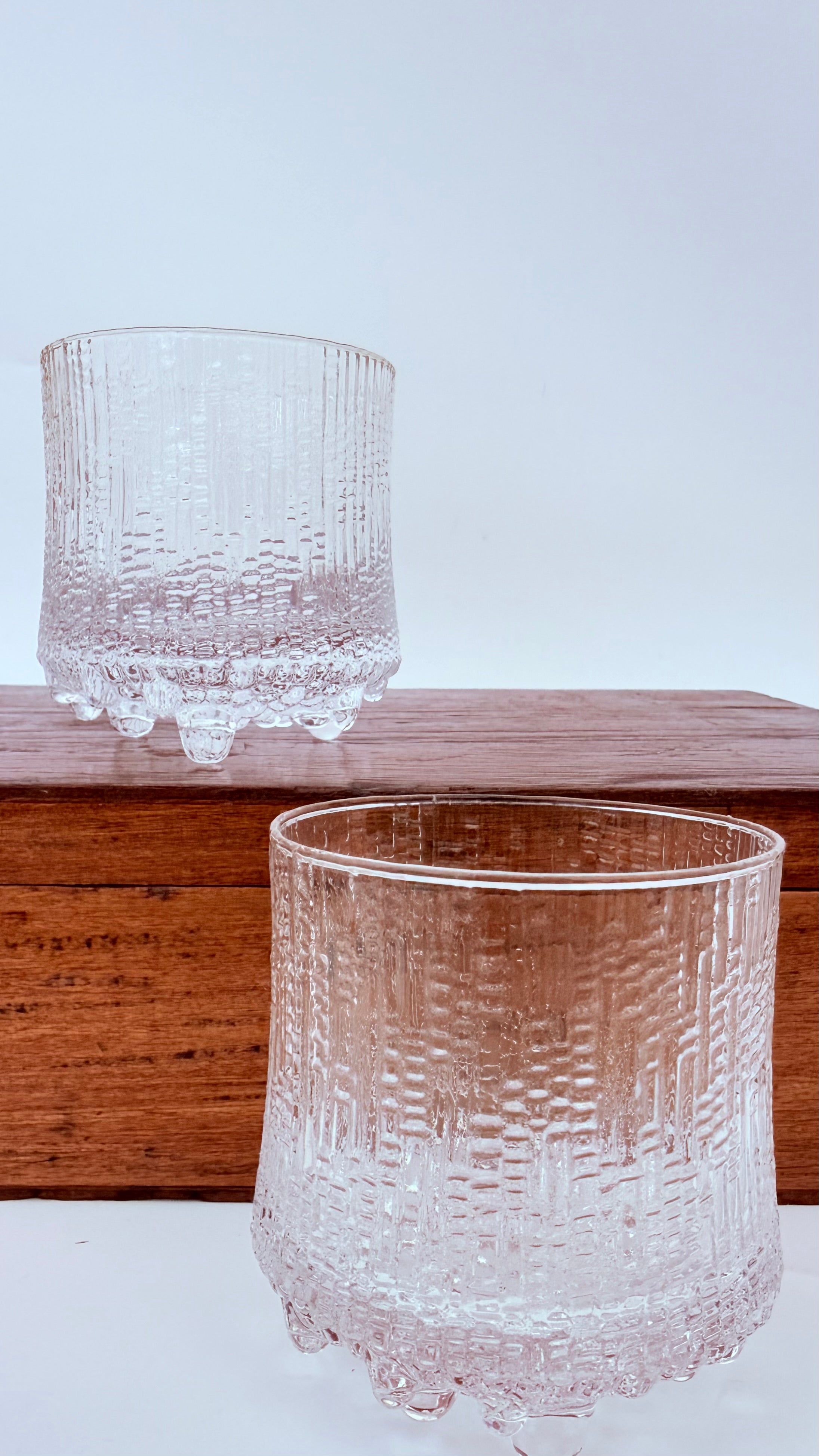 IITTALA - TAPIO WIRKKALLA - PAR DE COPOS ULTIMA THULE