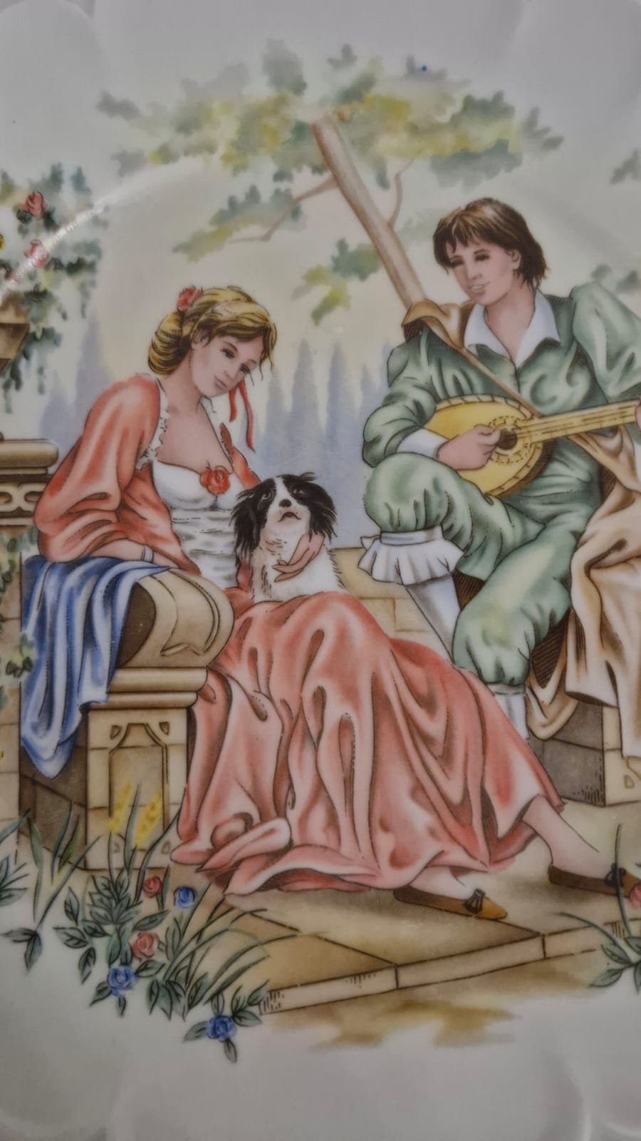 Lindo prato de coleção porcelana Limoges