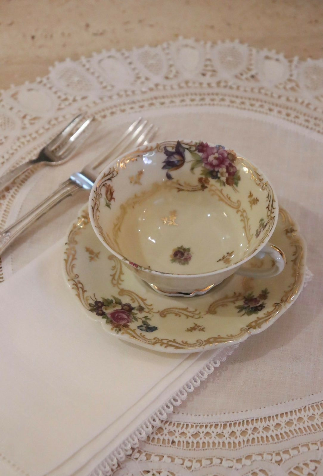 CONJUNTO DE CHÁ - LIMOGES 1940-1960