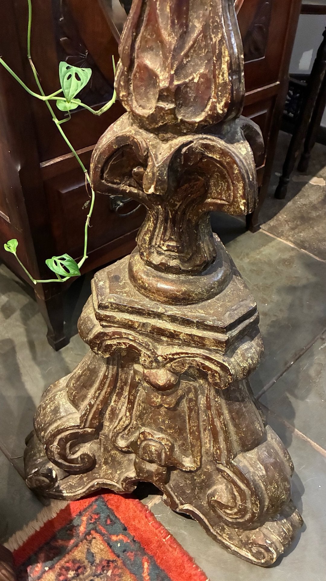 Luminária de Piso Torchère Barroca