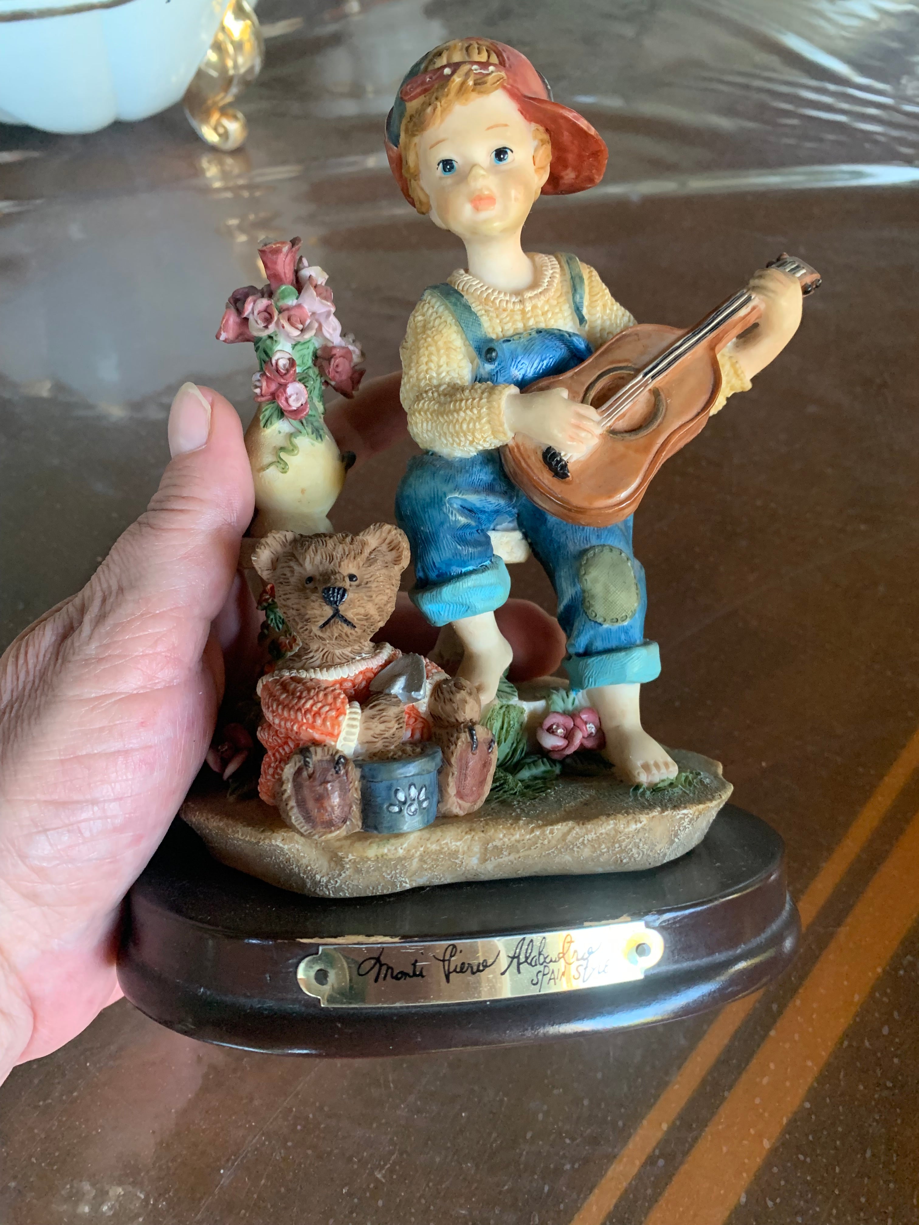 Rara escultura em resina Espanhola