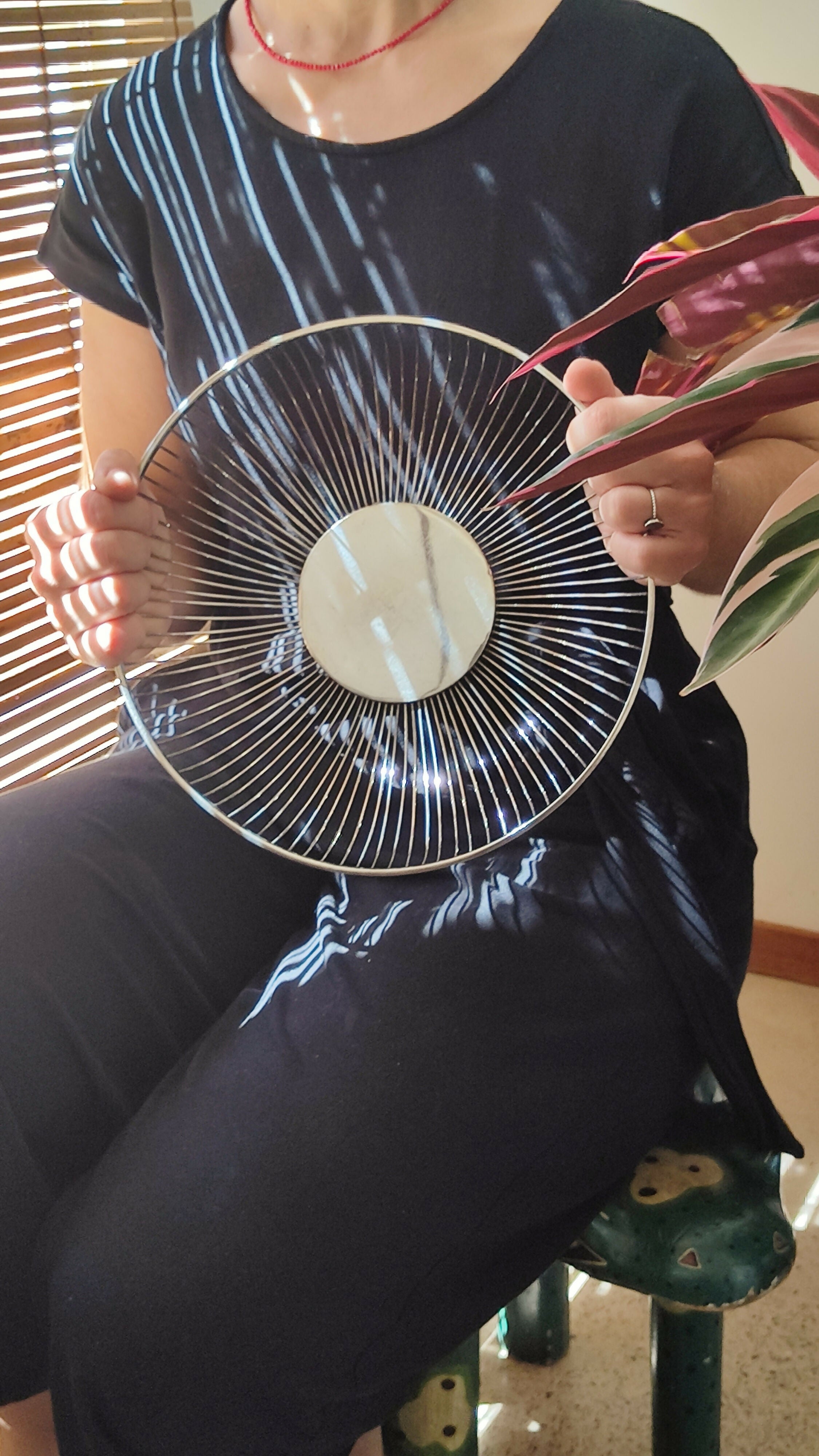 Cesto para pães Wolff com banho de prata