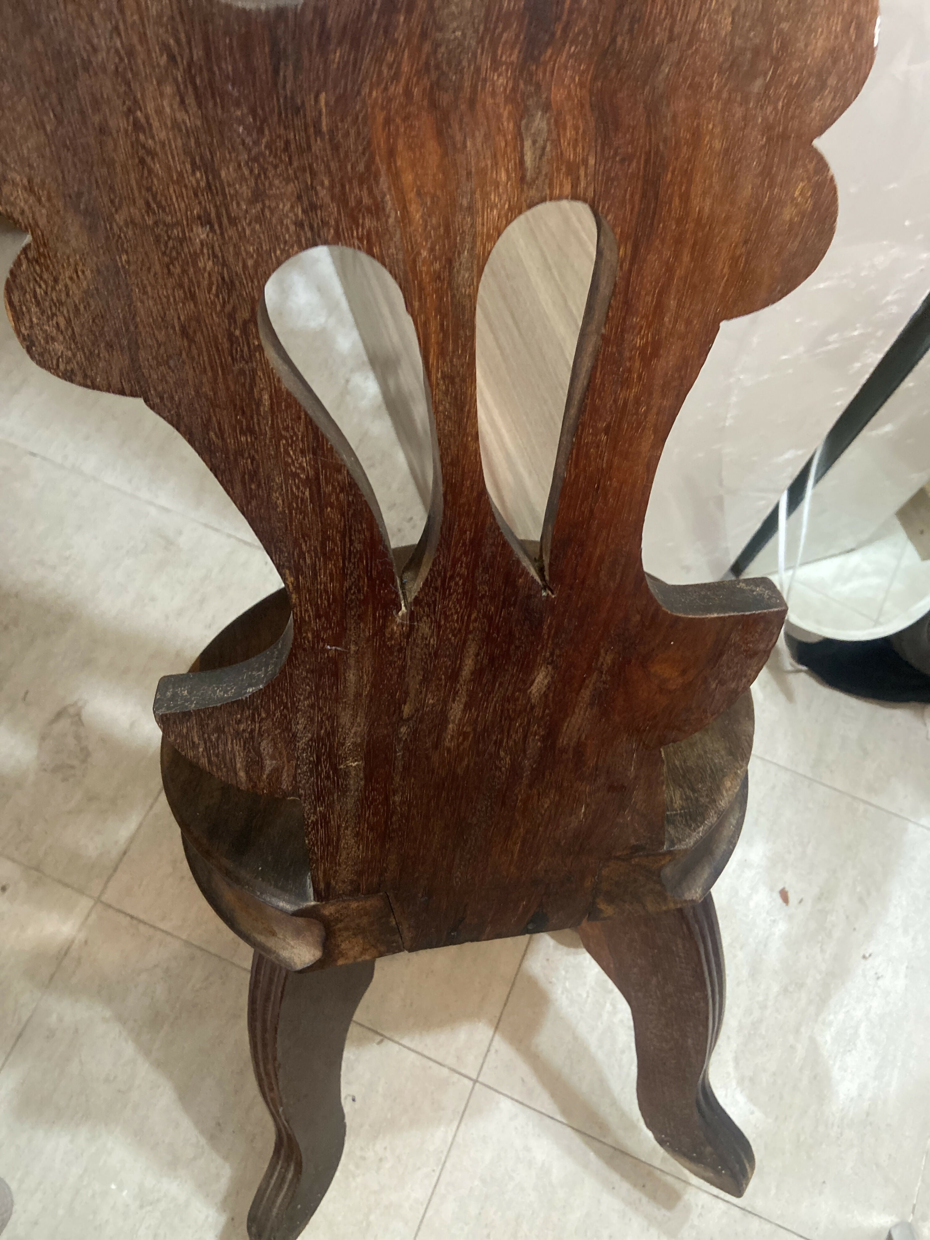 Cadeira de Madeira Colonial Rústica