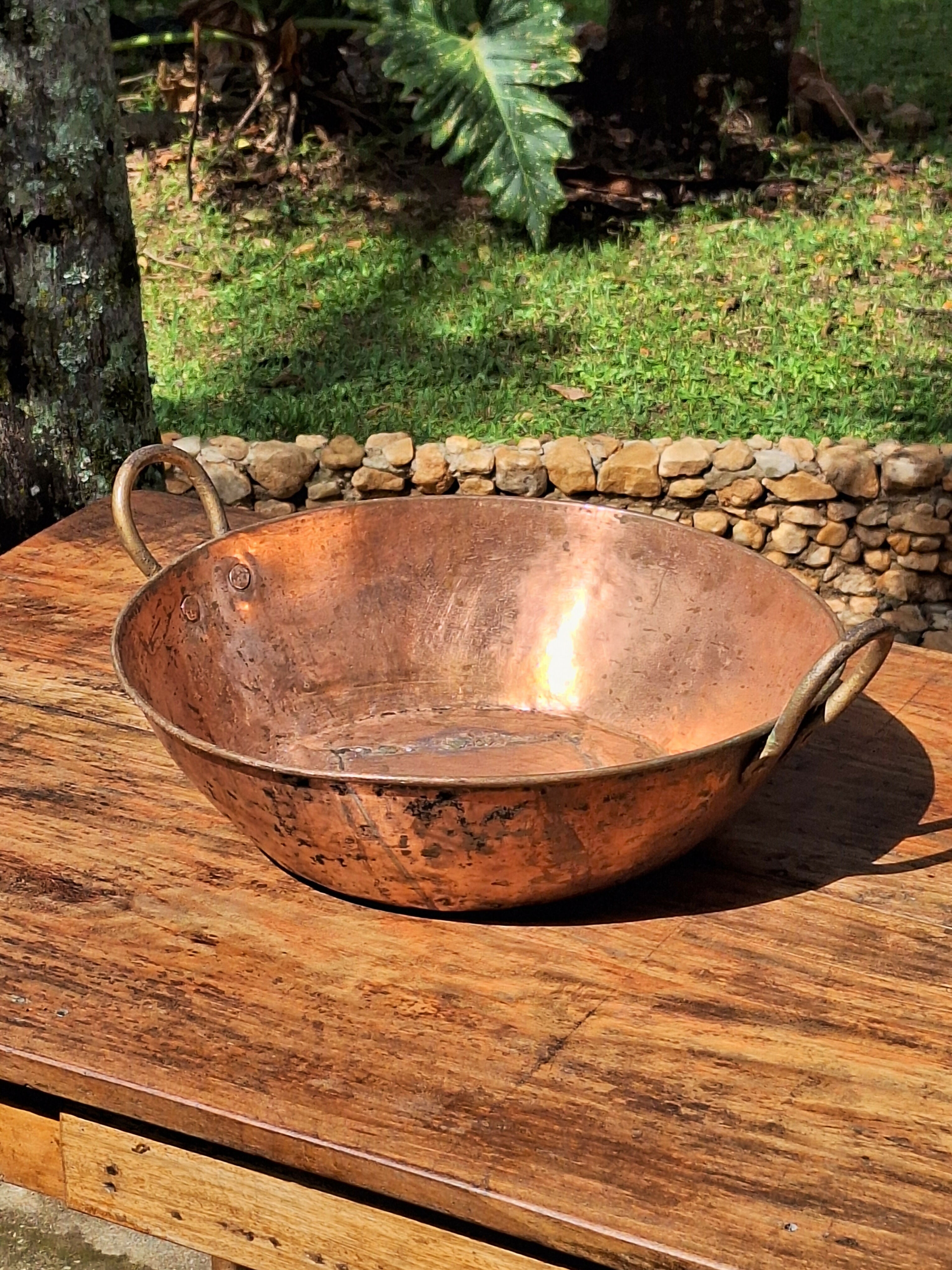 Tacho de Cobre Antigo Garimpo Mineiro