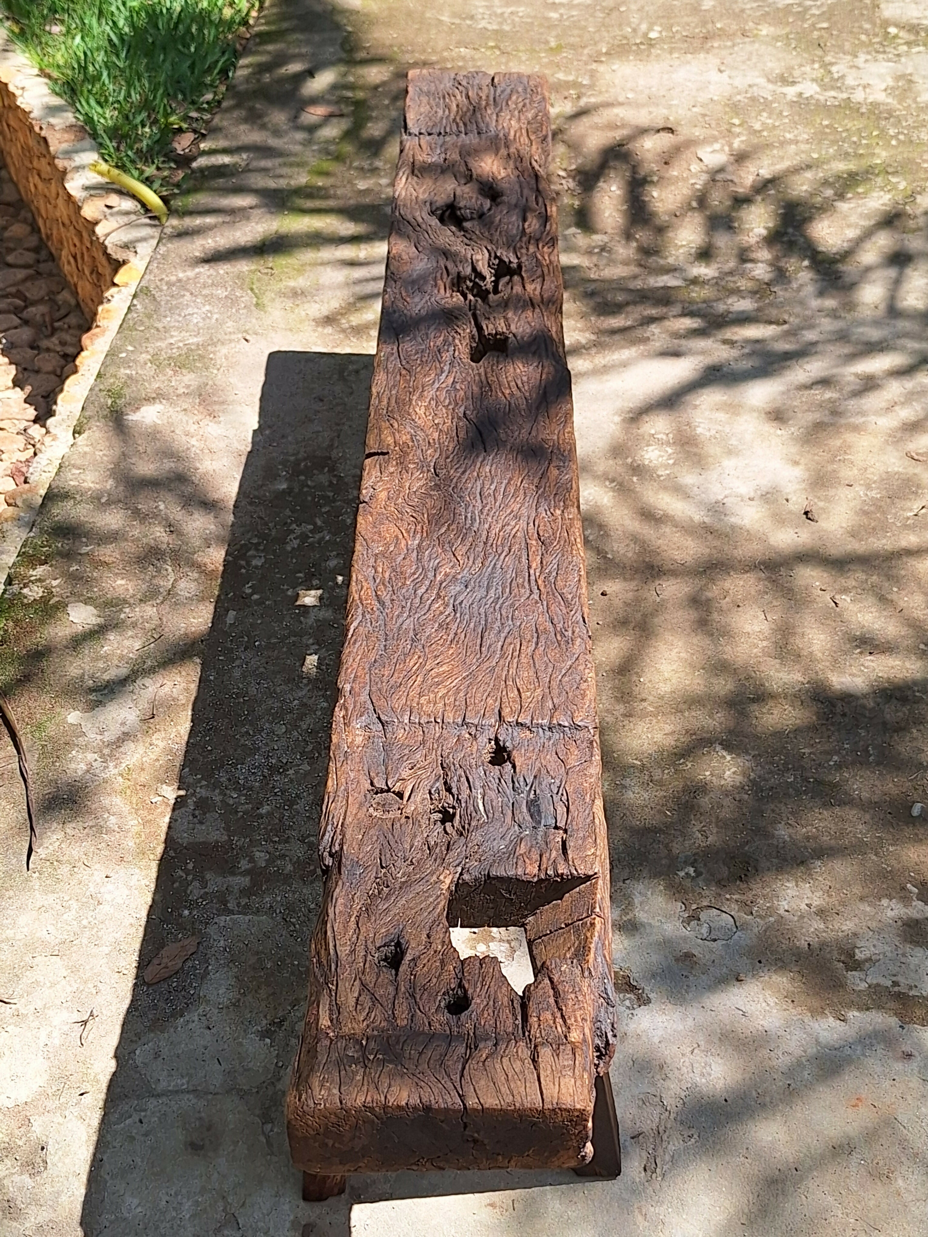 Banco de Dormente Madeira Maciça Garimpo Mineiro