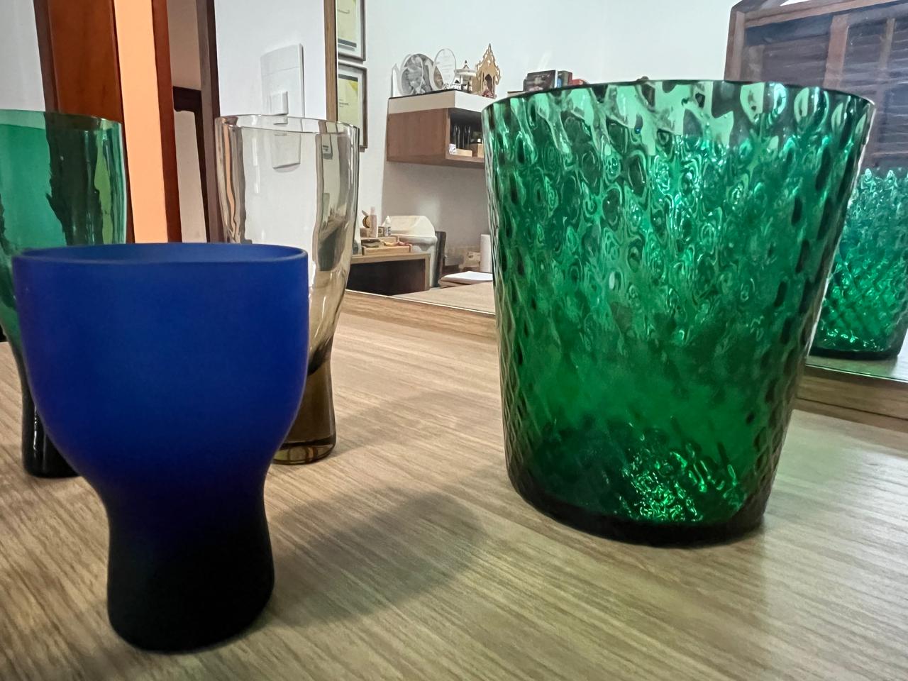 Copos de Cristal - peças únicas da Cristaleria Nacional