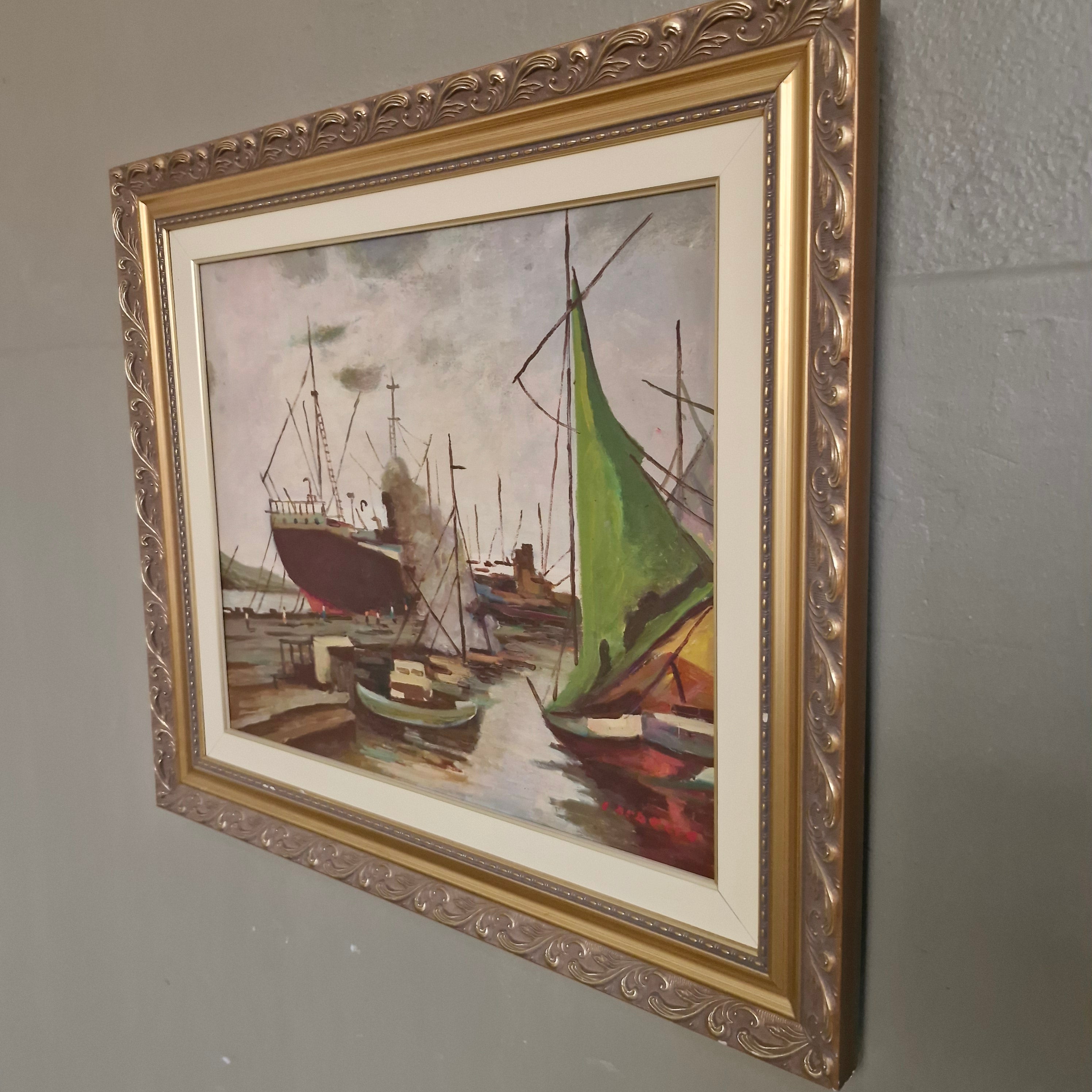 Quadro Ost Eneas Dedeca - Barcos 
