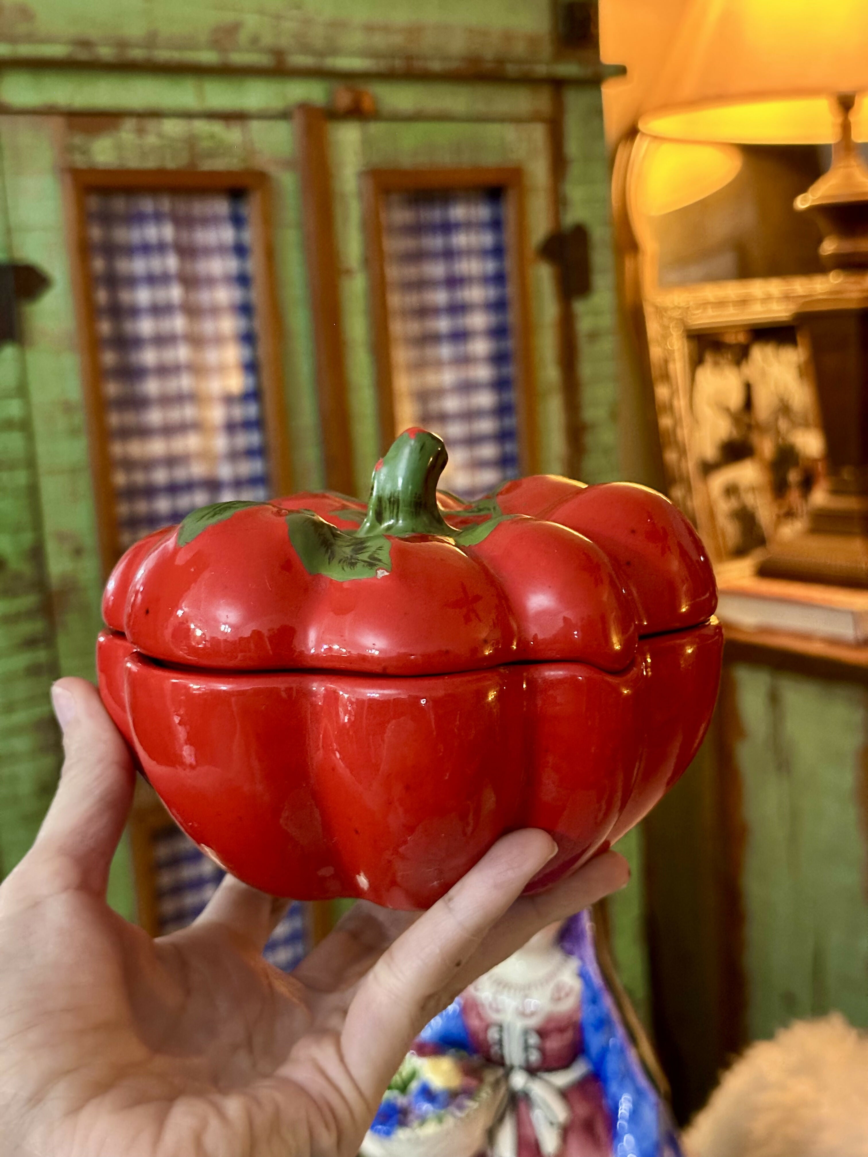 Potiche formato lindeza de tomate da antiga manufatura Weiss