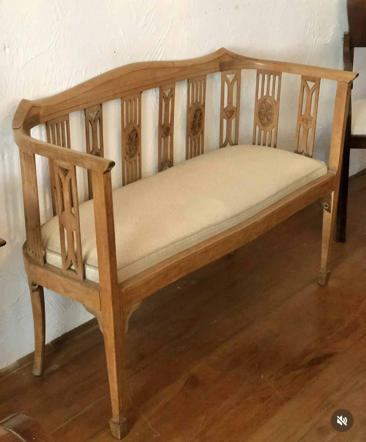 Rara namoradeira Art déco