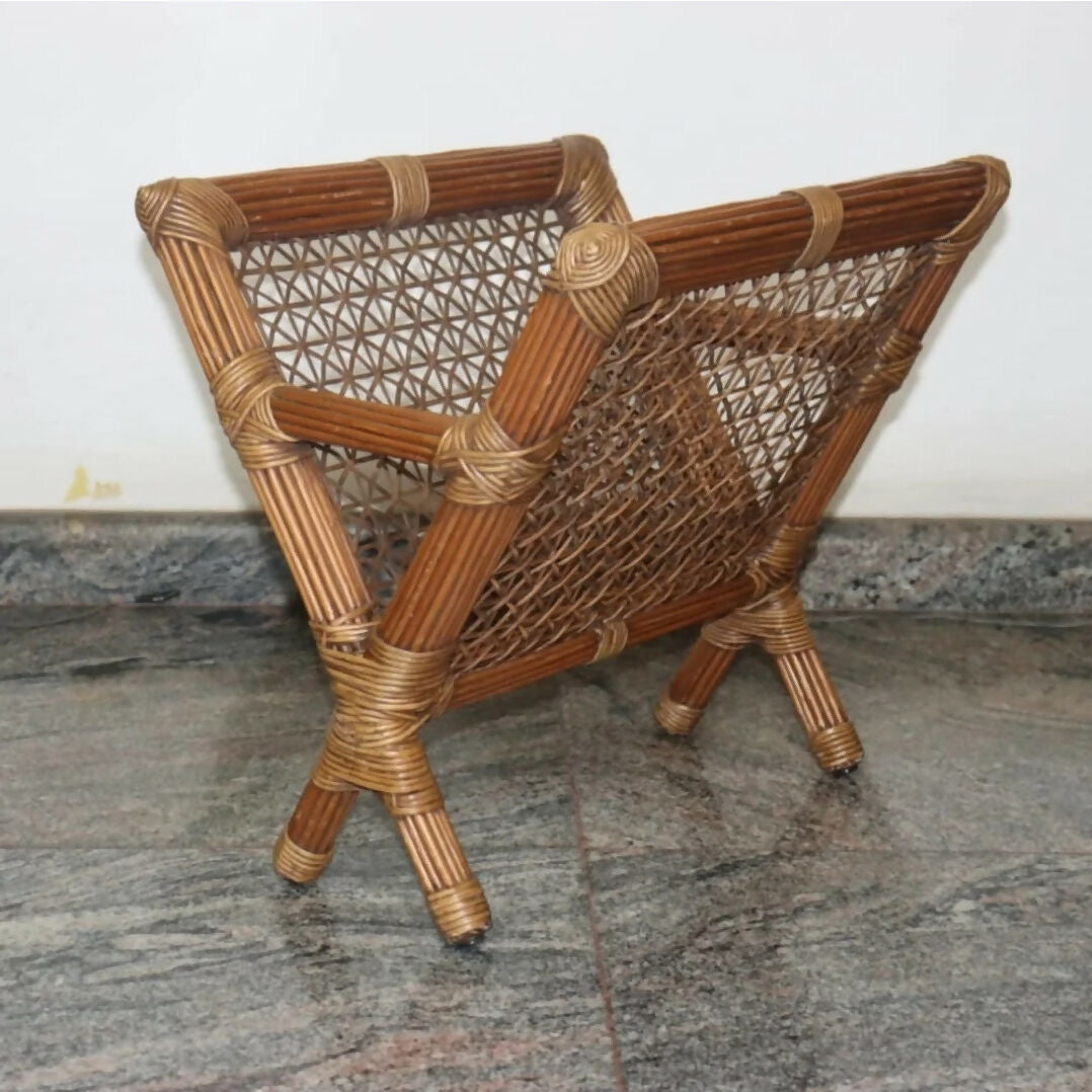 REVISTEIRO EM BAMBU E PALHA (EM 10X SEM JUROS)