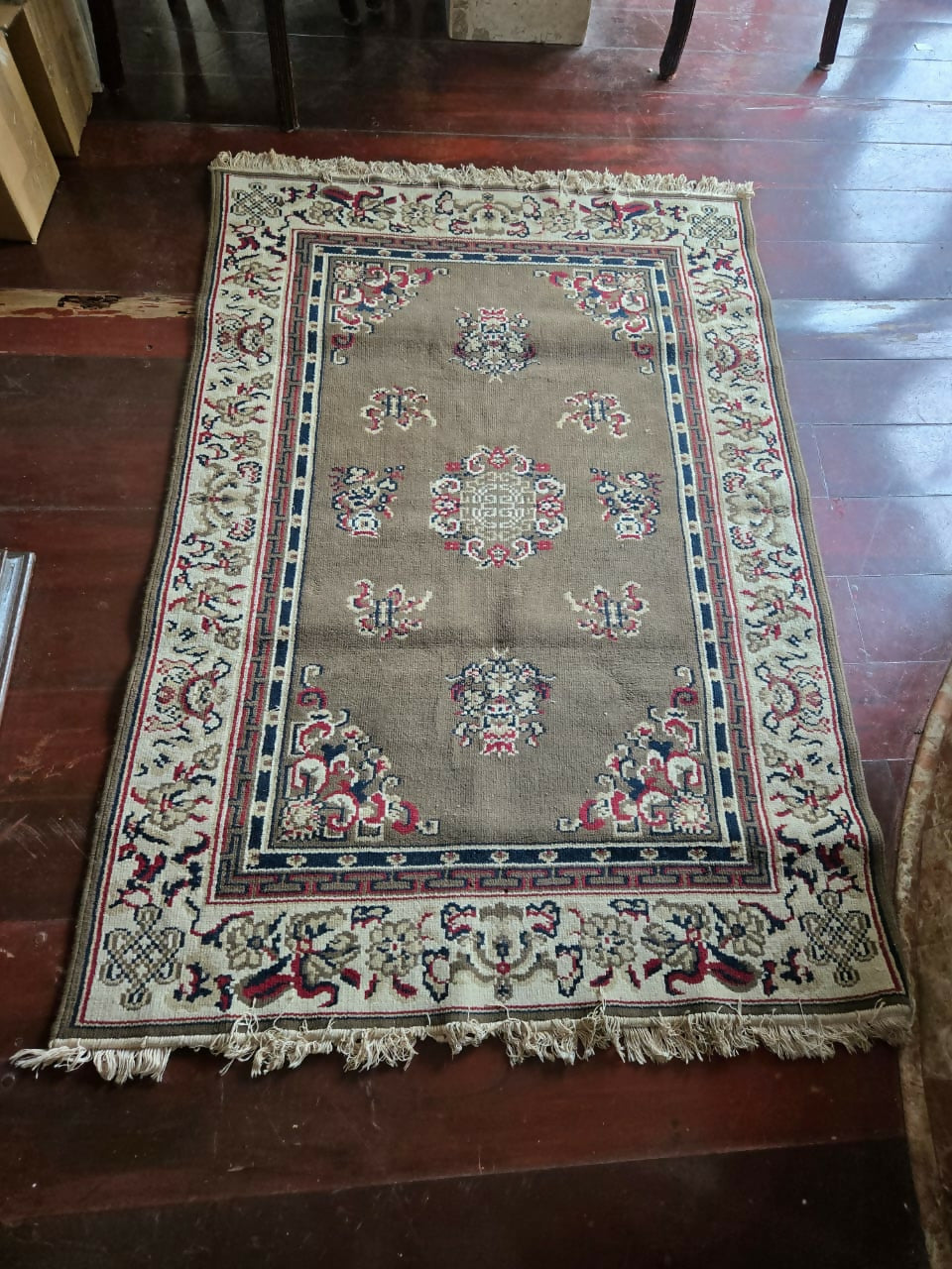 Tapete decorativo de inspiração oriental