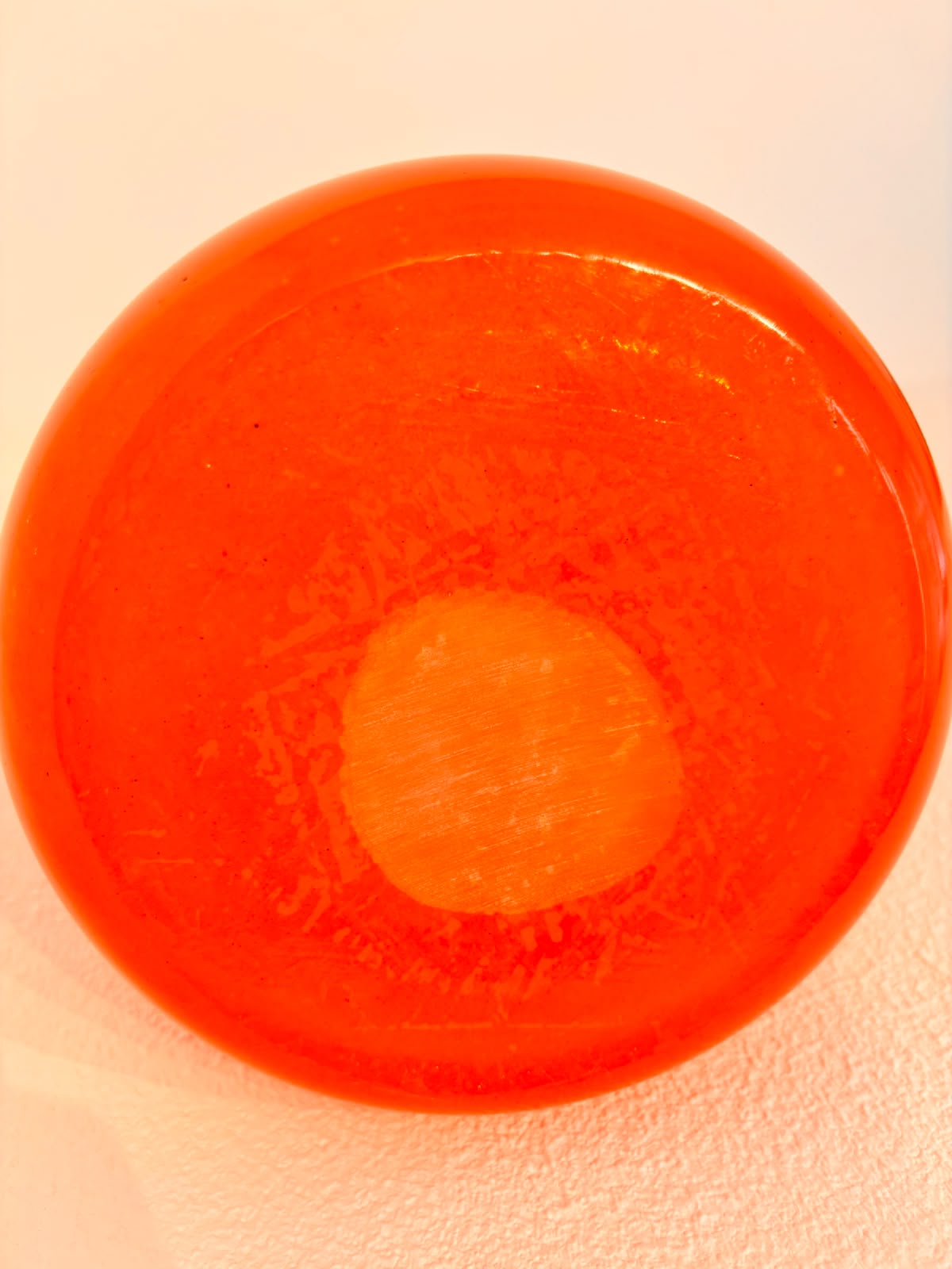 Par de vasos "tango glass" em laranja e preto anos 30