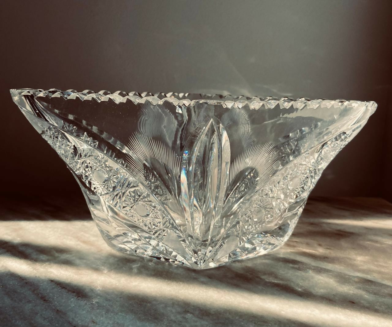 Centro de mesa em cristal lapidado (DMCPS_072)