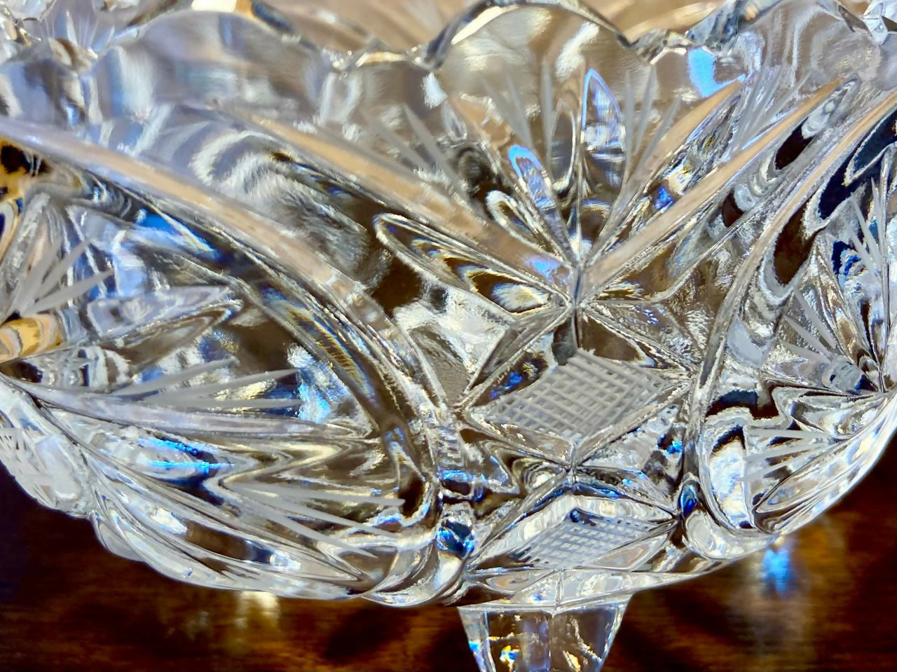 Fruteira em cristal polonês Violetta (DMCPS_208)