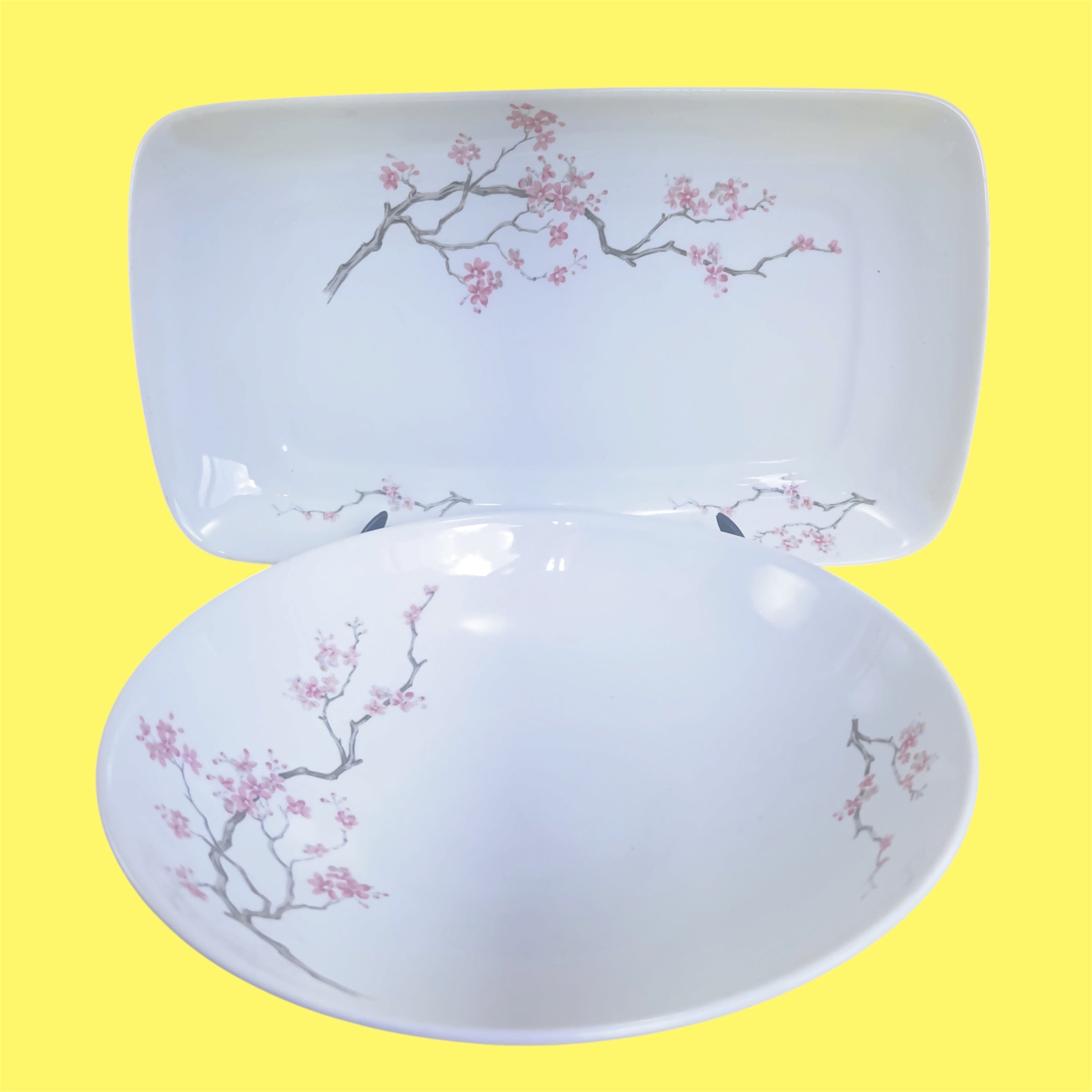 Jogo de Jantar Porcelana Schmidt Déc.1980 - Flor de Cerejeira 