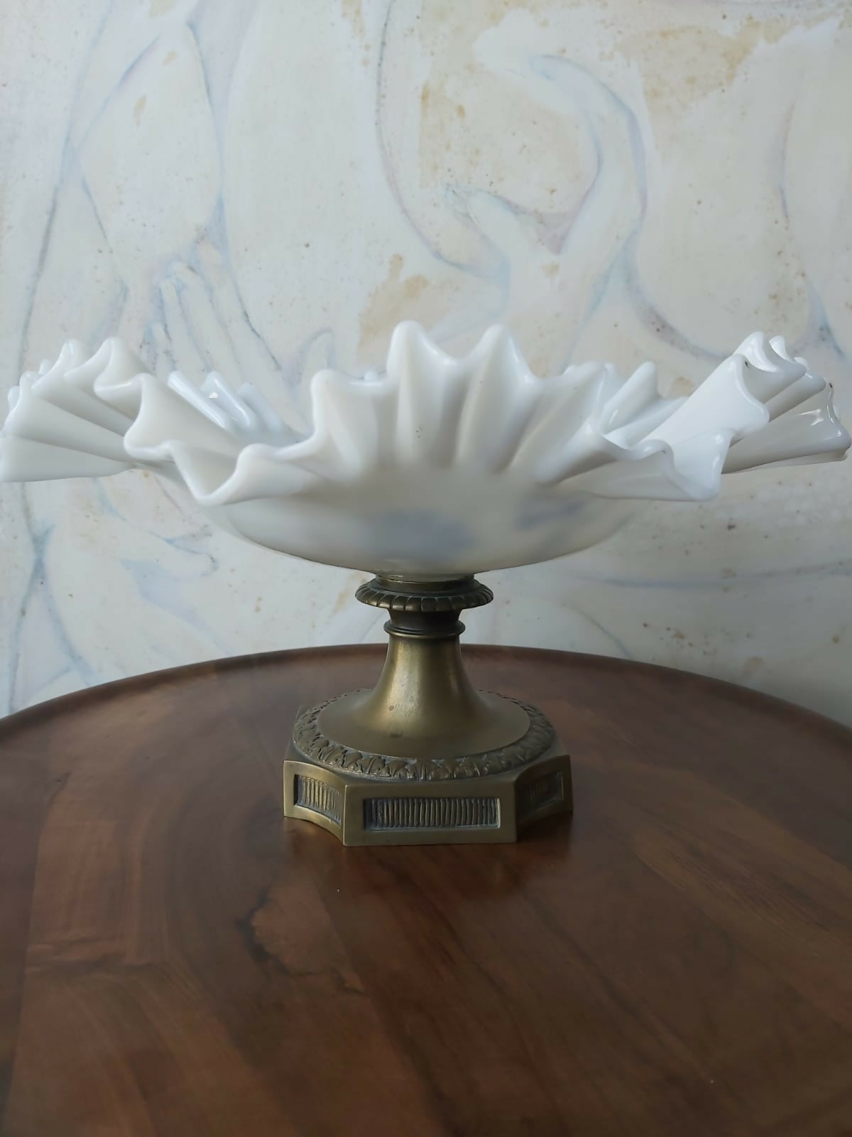 Maravilhosa fruteira de opalina anos 60 em perfeito estado!