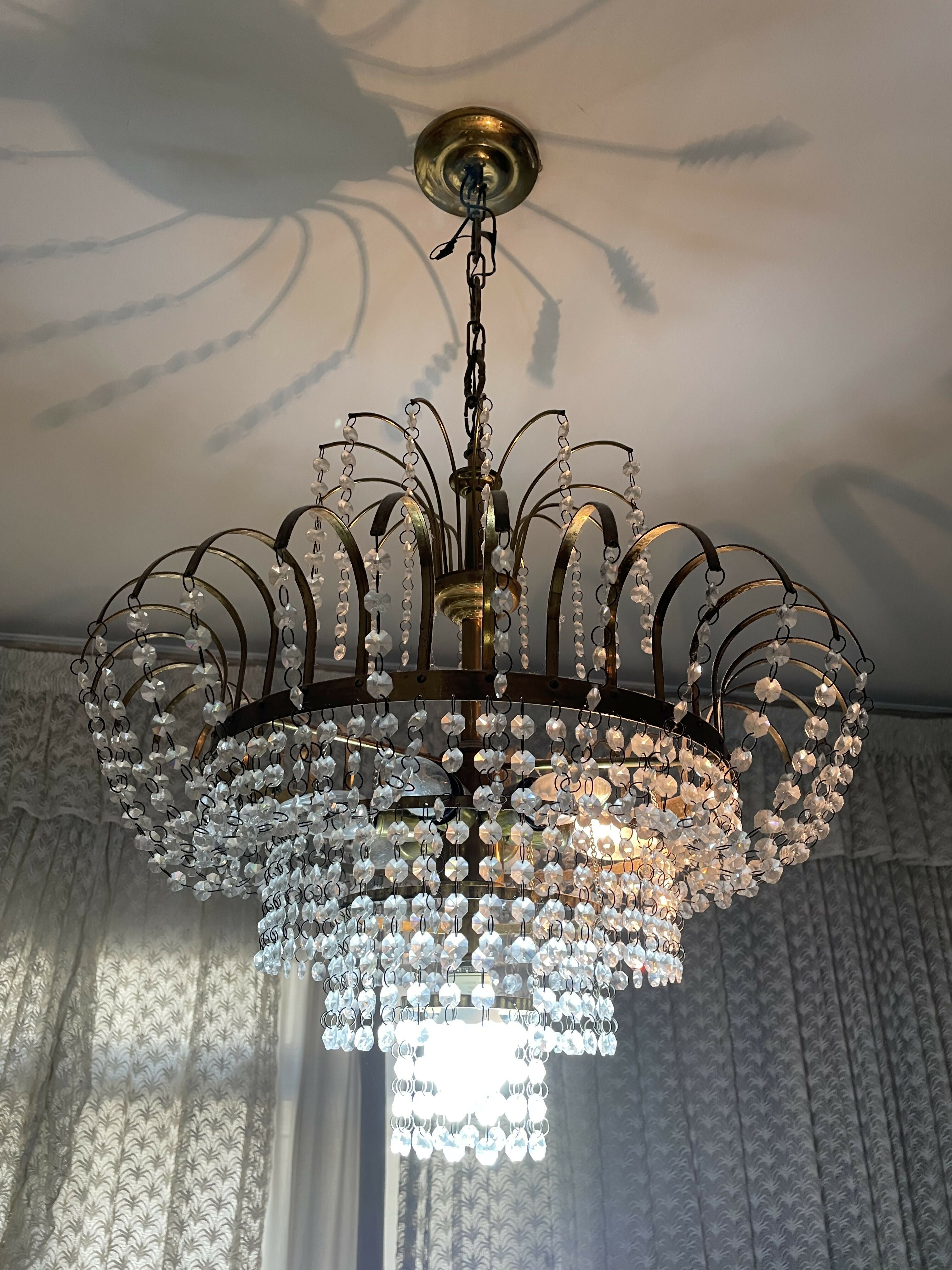 Lustre Pendente de Cristal