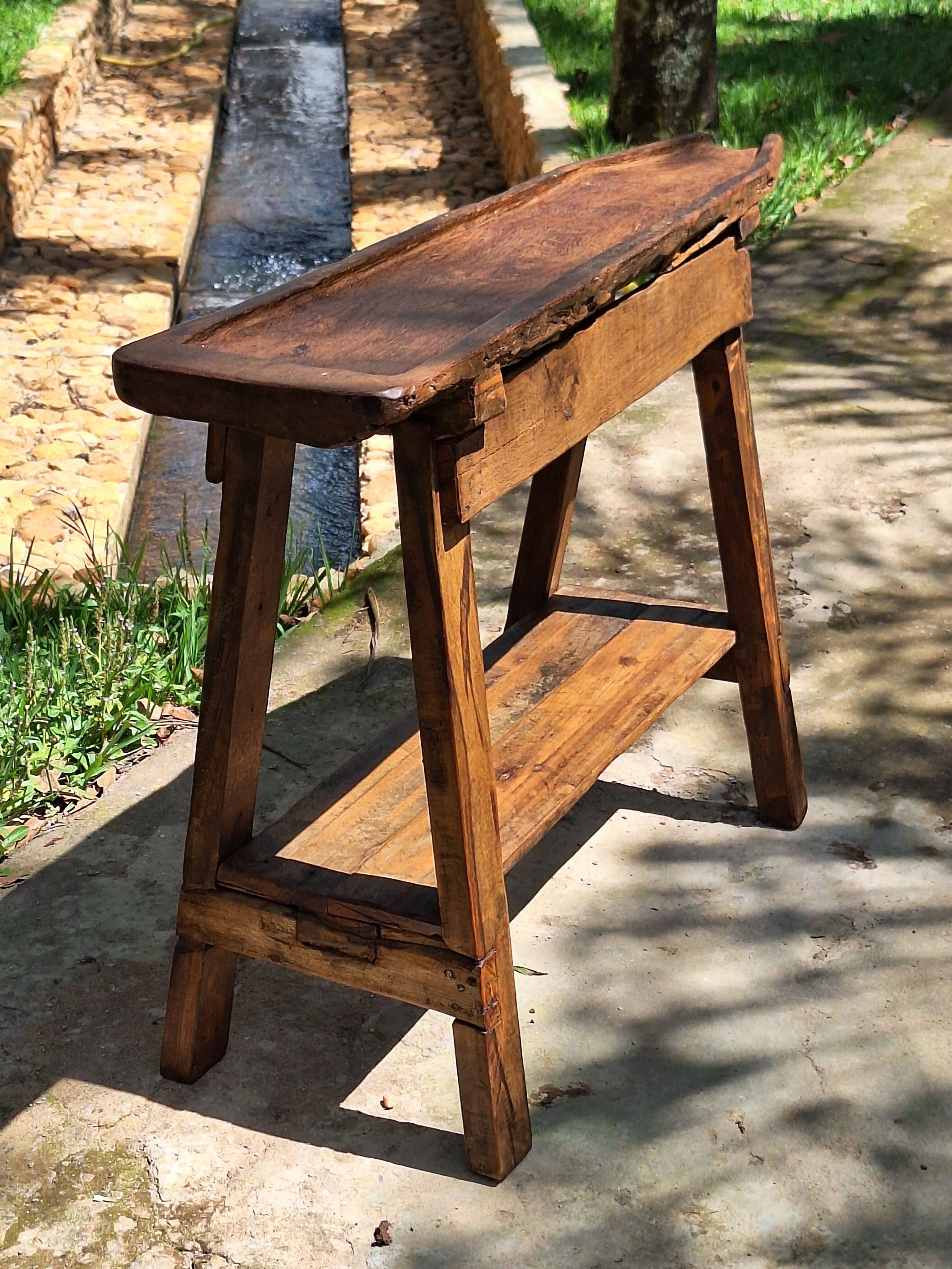 Quejeira Rústica Madeira Maciça Garimpo Mineiro