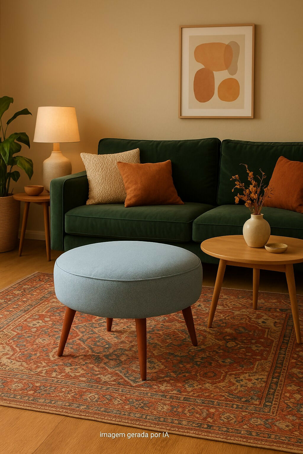 Pufe/ banqueta original anos 60