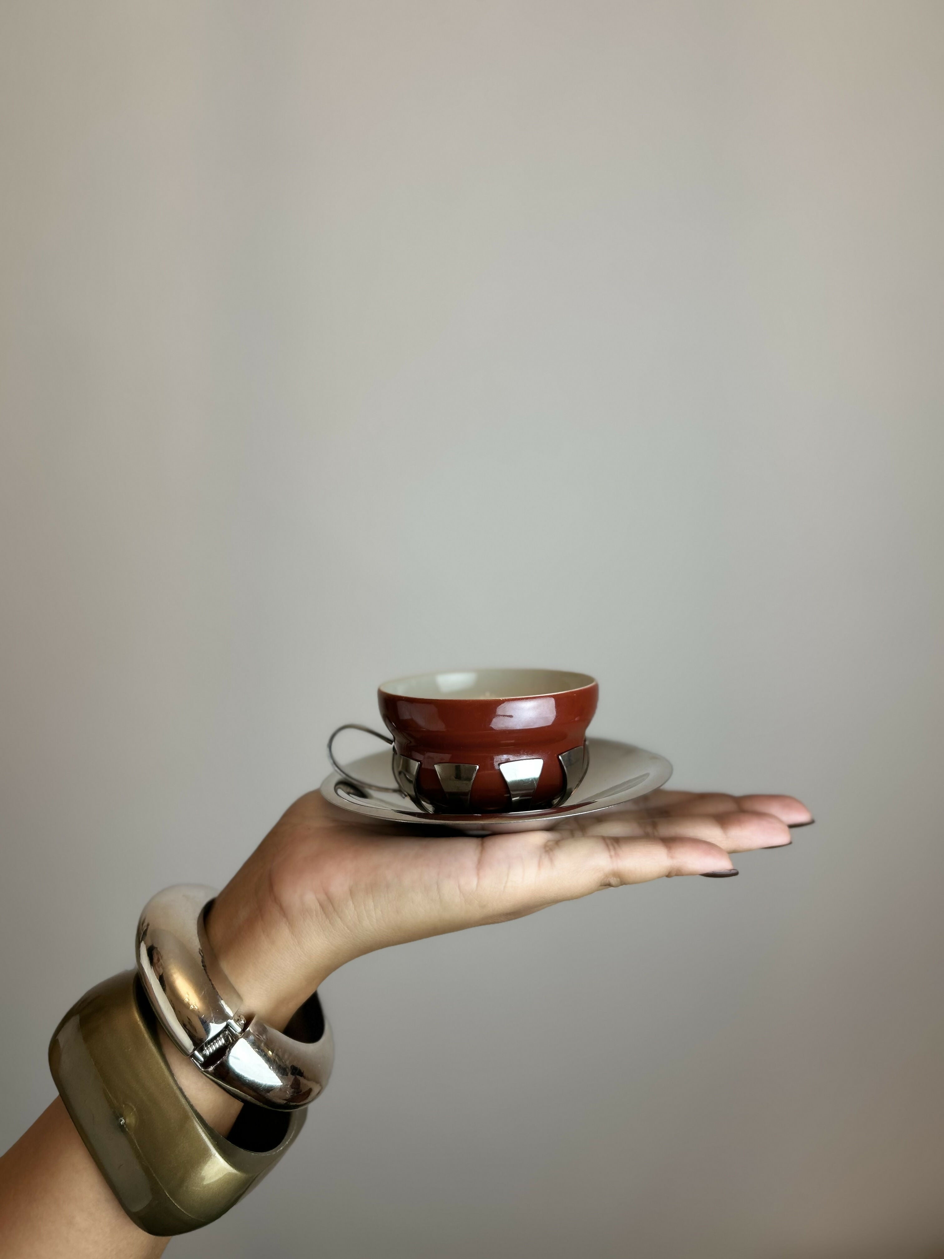 Conjunto de Cafezinho Vintage Tramontina - Linha Tramontinox com Estojo Original