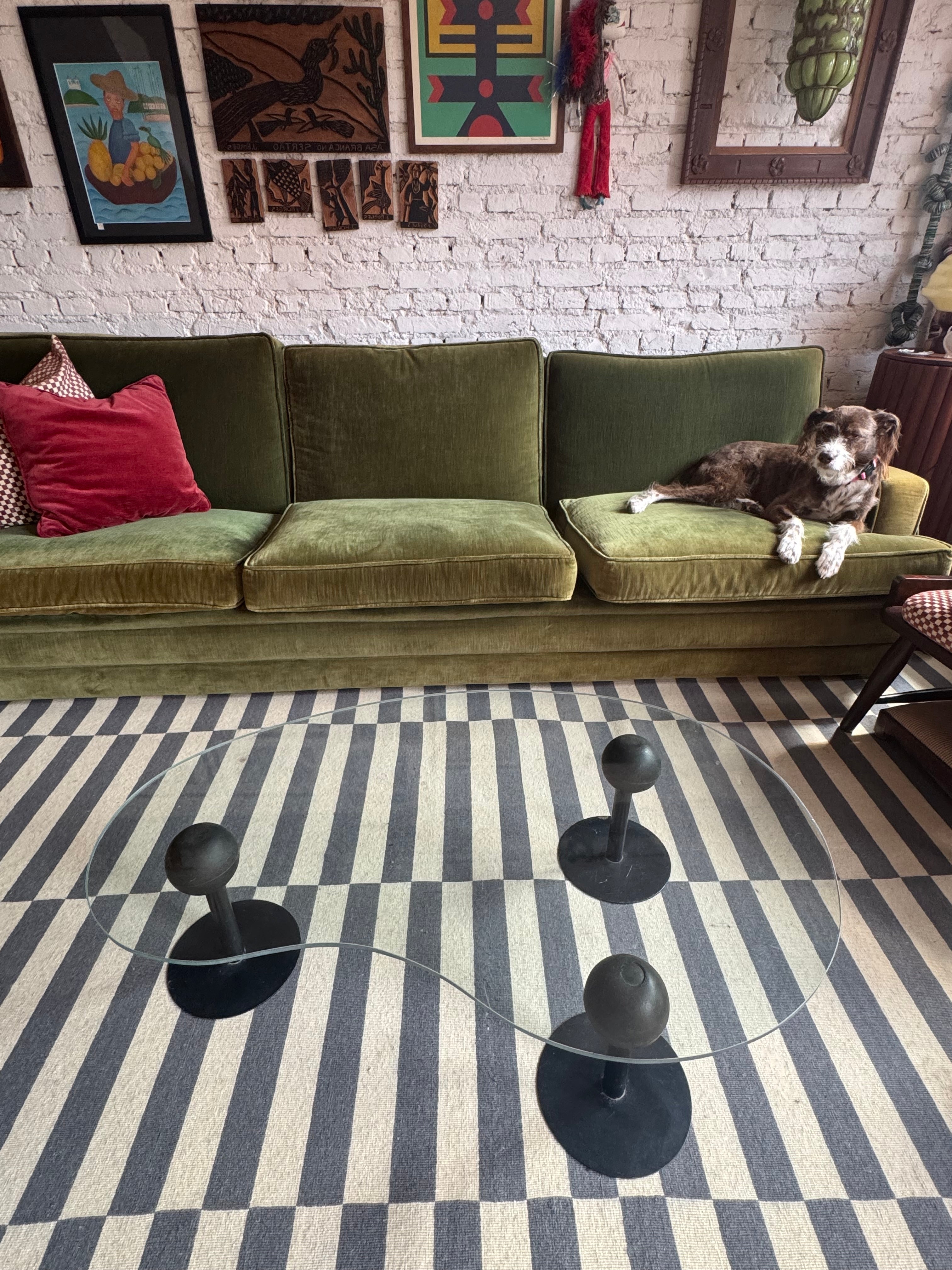 Mesa de centro em vidro Pepper Young - Philippe Starck para Disform