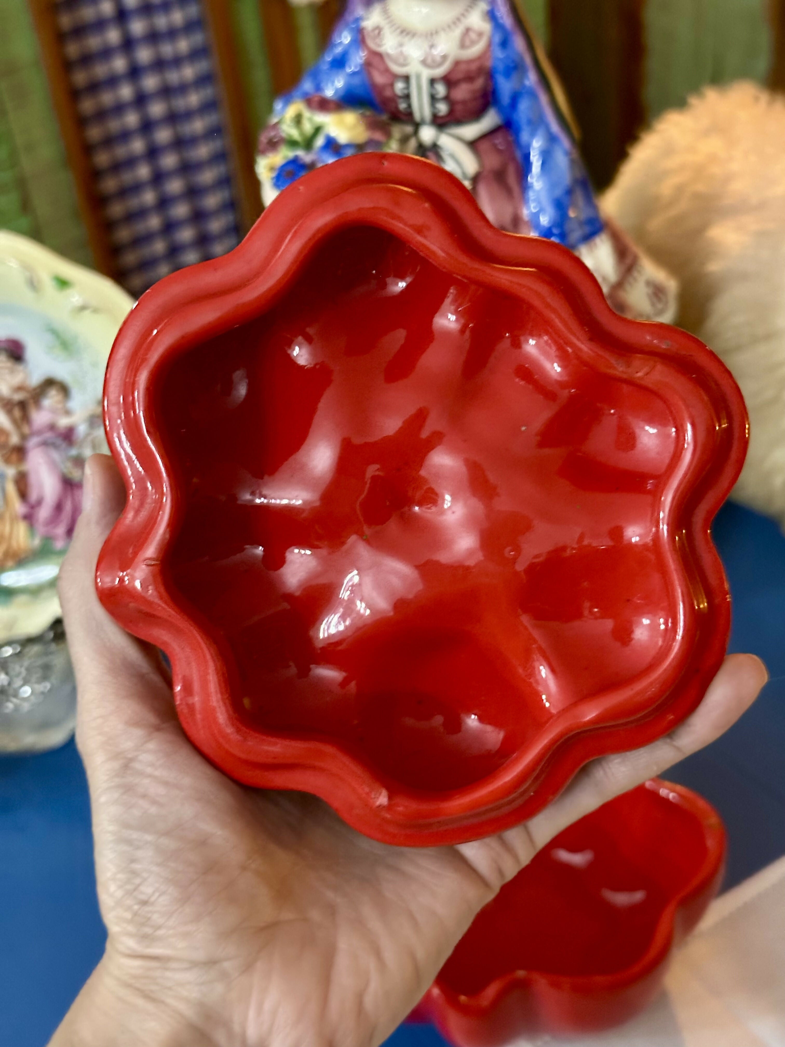 Potiche formato lindeza de tomate da antiga manufatura Weiss
