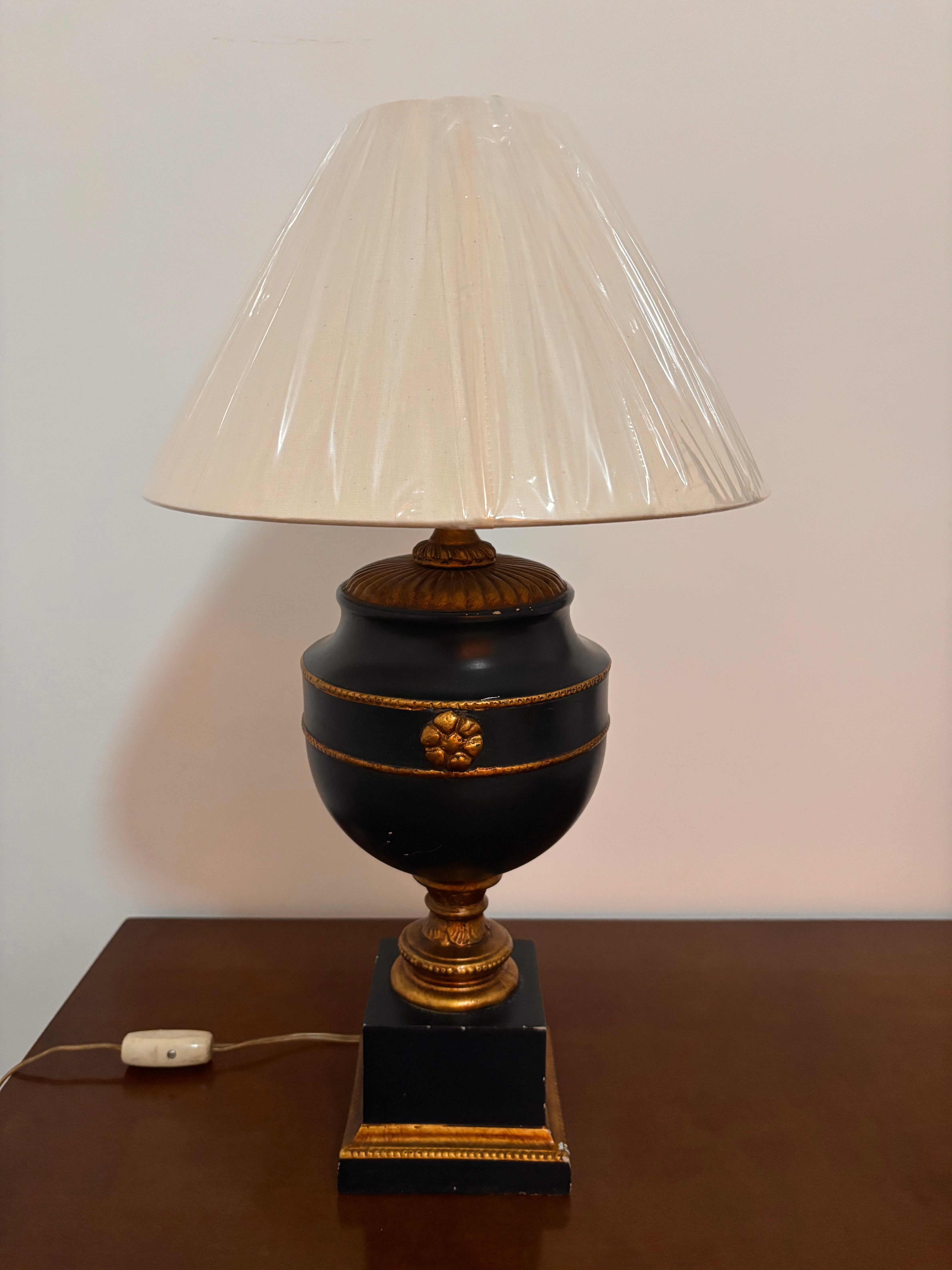 Abajur de Mesa Clássico elegante Vintage – Anos 70/80