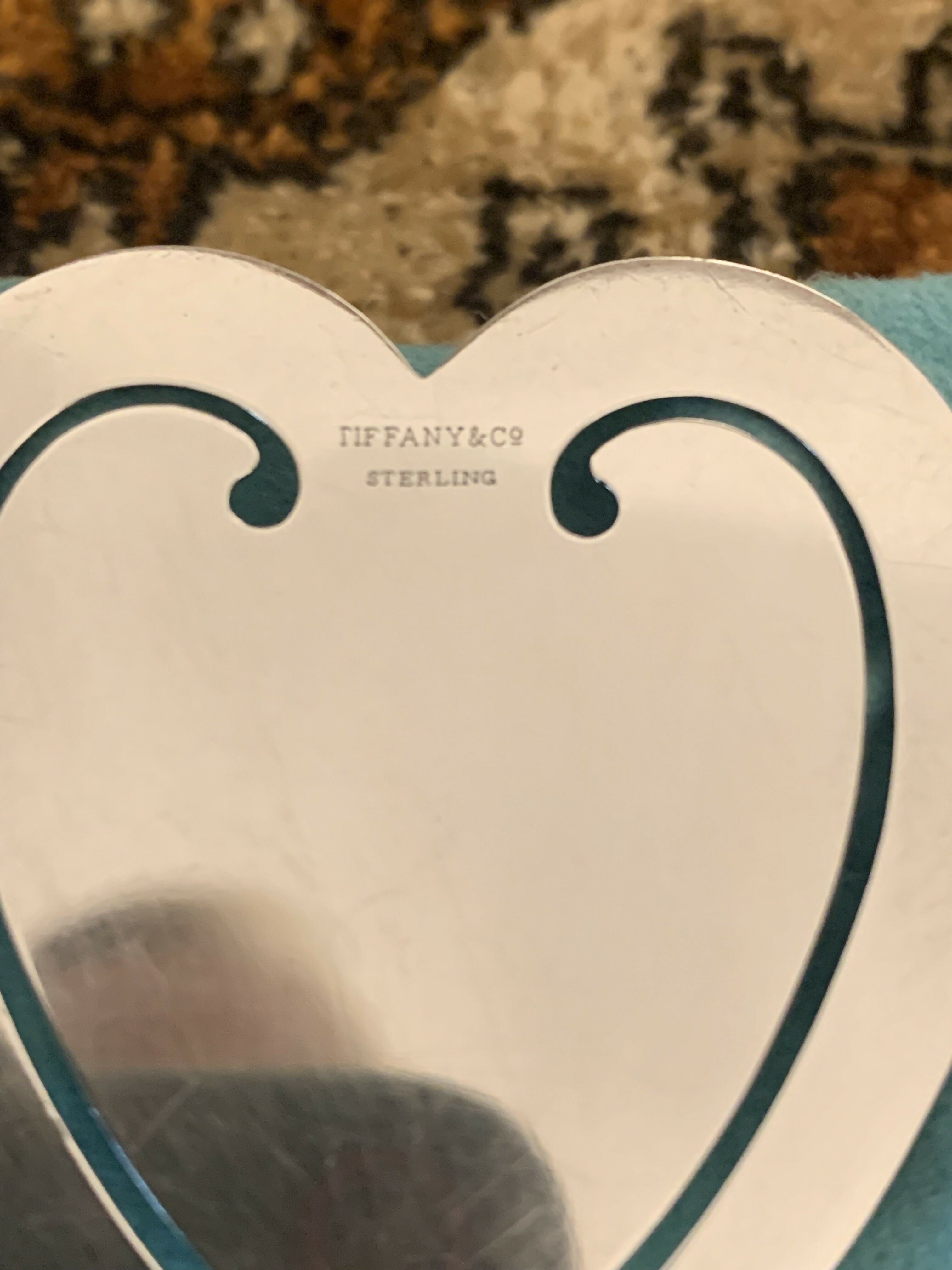 Marcador de livro Tiffany&Co original, década de 1980 em prata esterlina 925