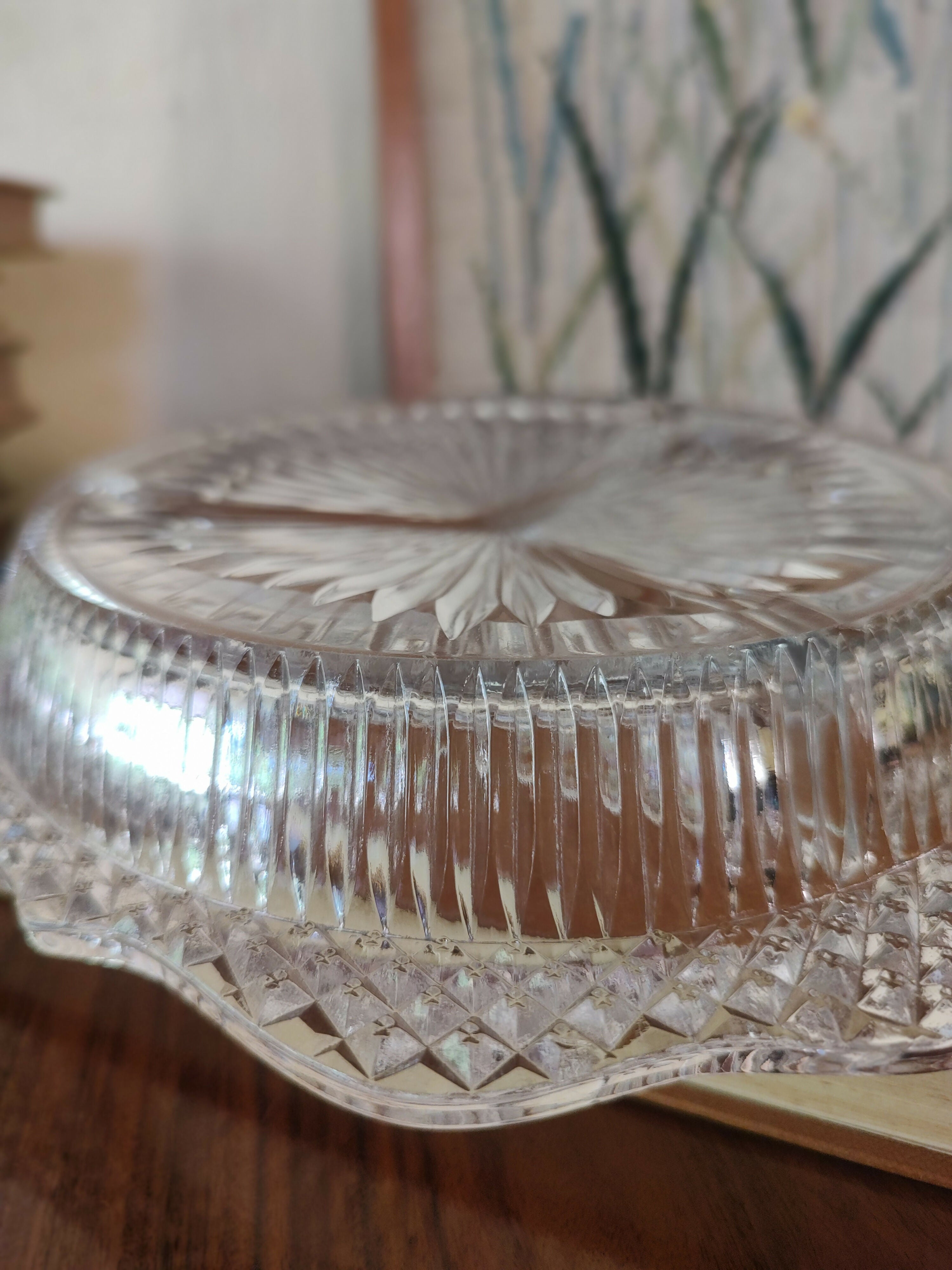 Linda Petisqueira em Cristal com 3 divisórias