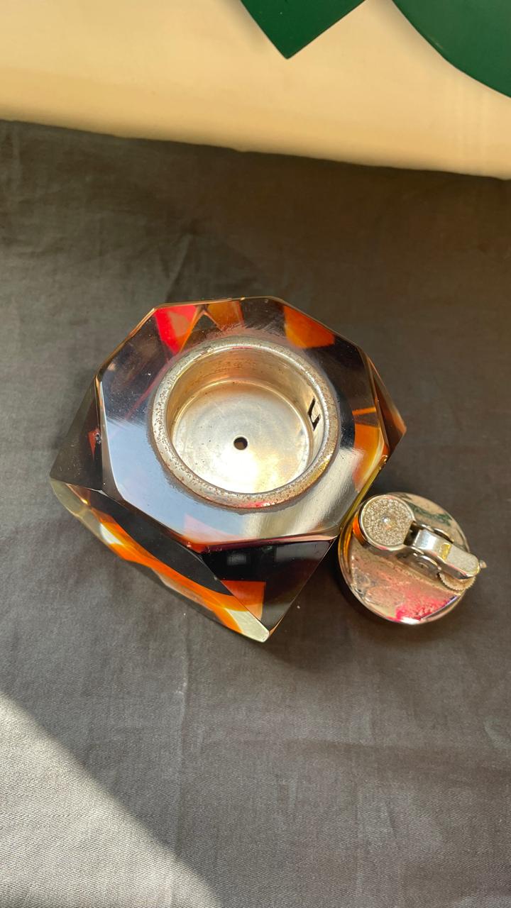 Isqueiro de mesa Murano Sommerso 