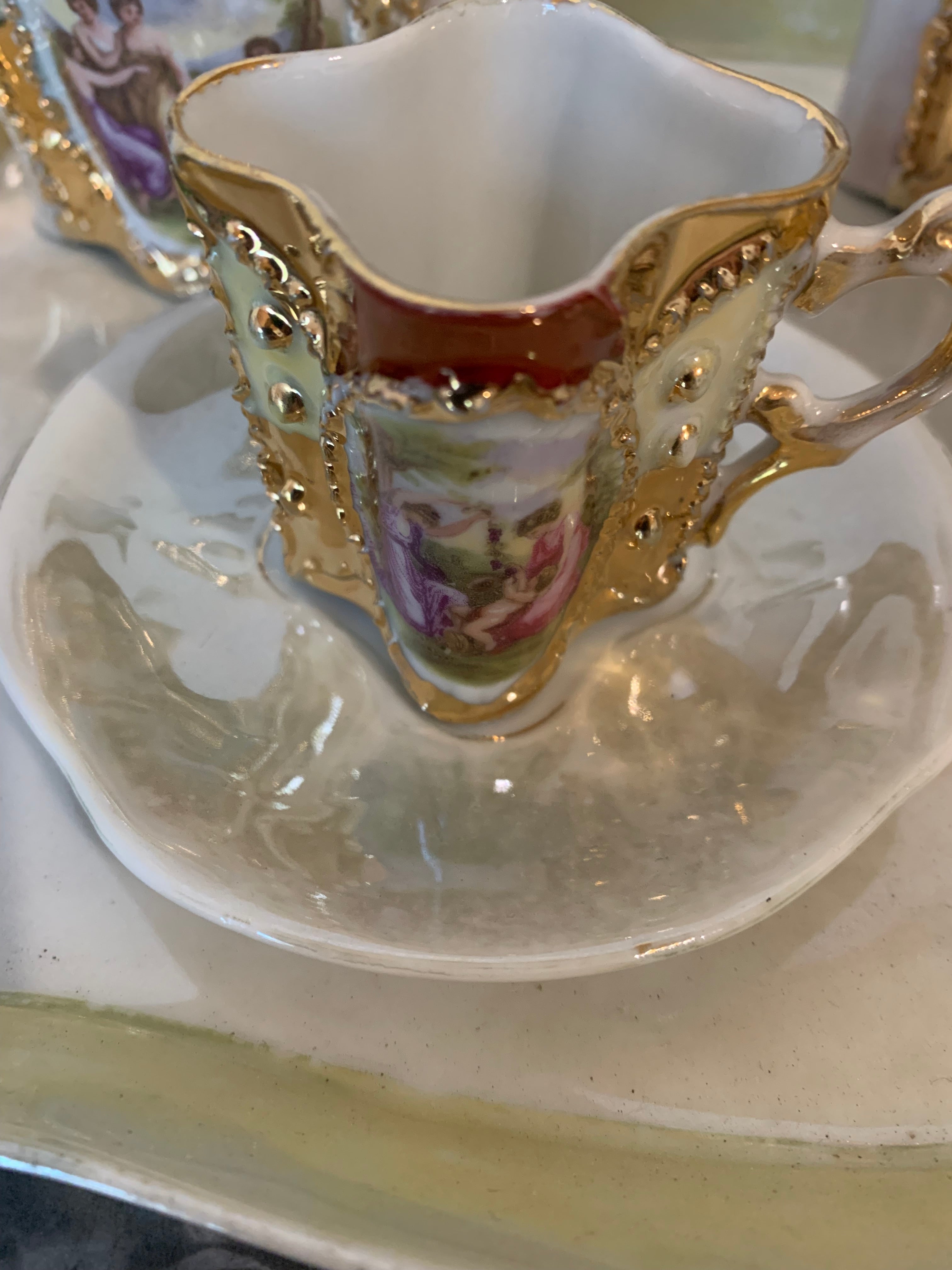 Raríssimo jogo de porcelana Isabelina completo!!