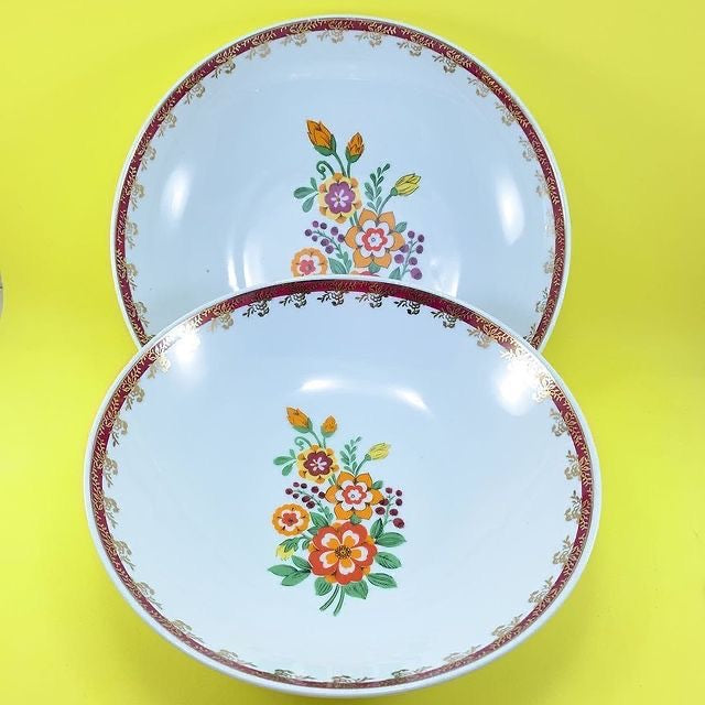 Jogo de jantar com motivos florais - Porcelana Schmidt déc.1960