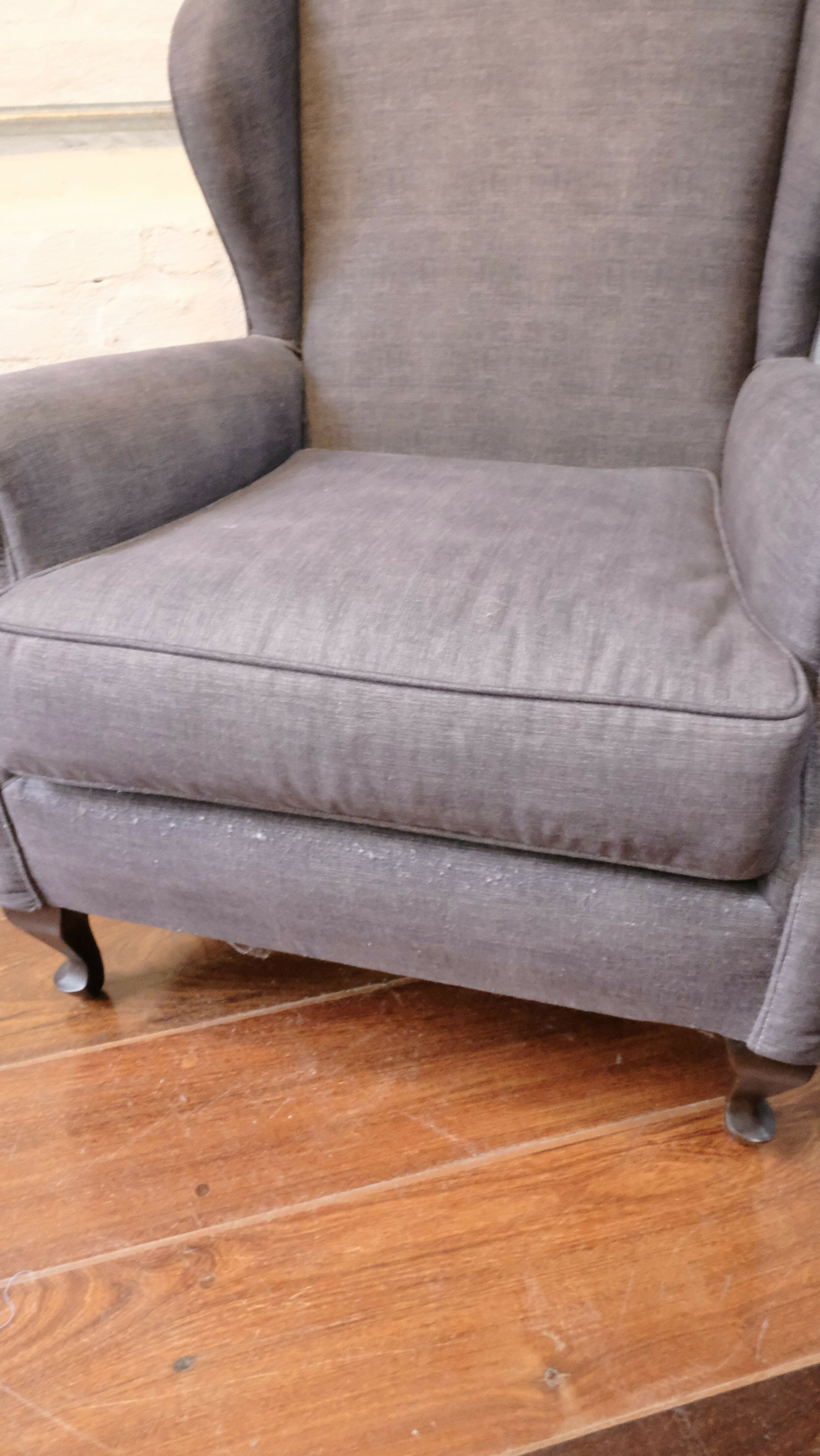 Poltrona Bergere Vintage cinza