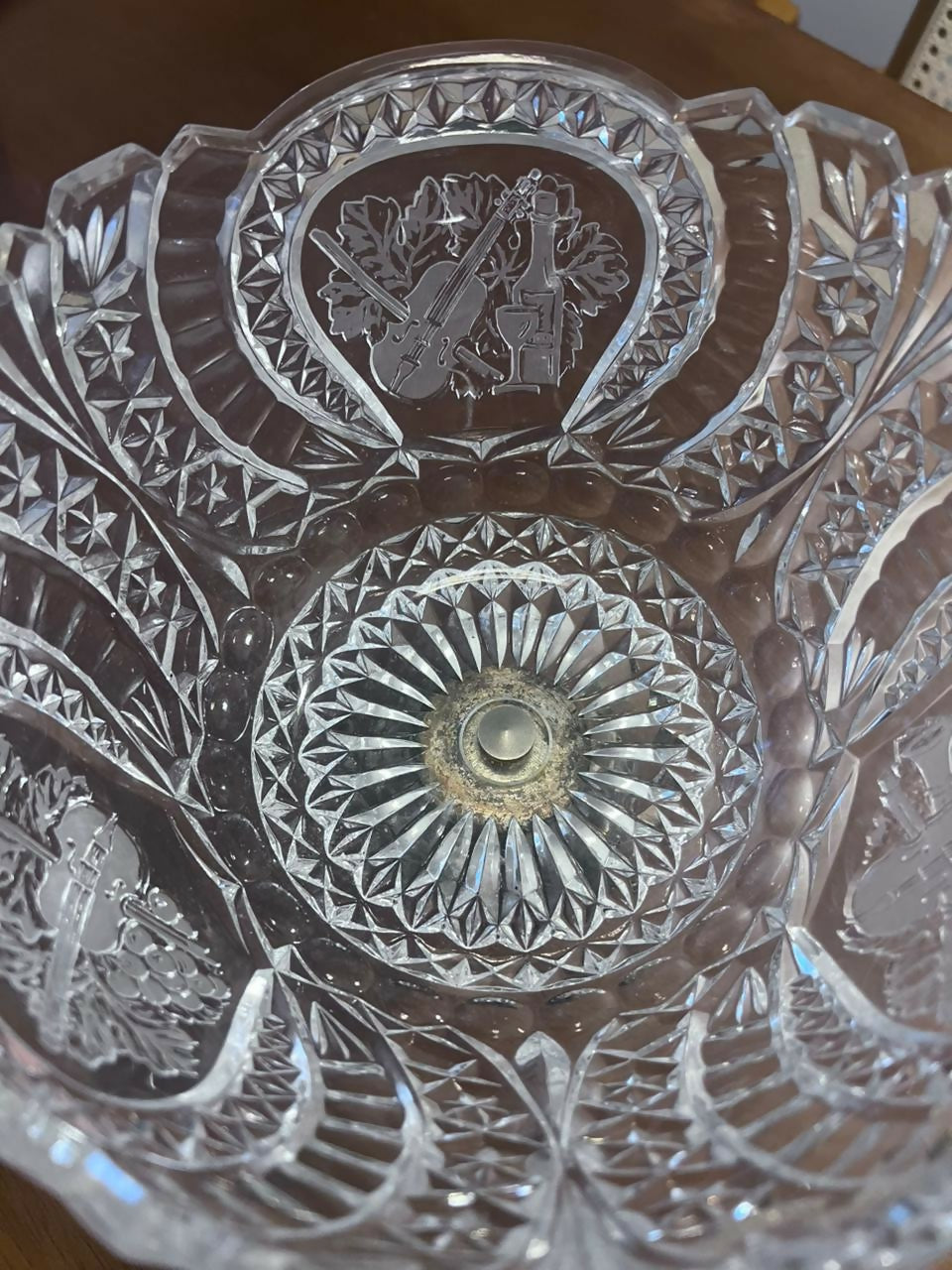 Fruteira / Centro de mesa em cristal