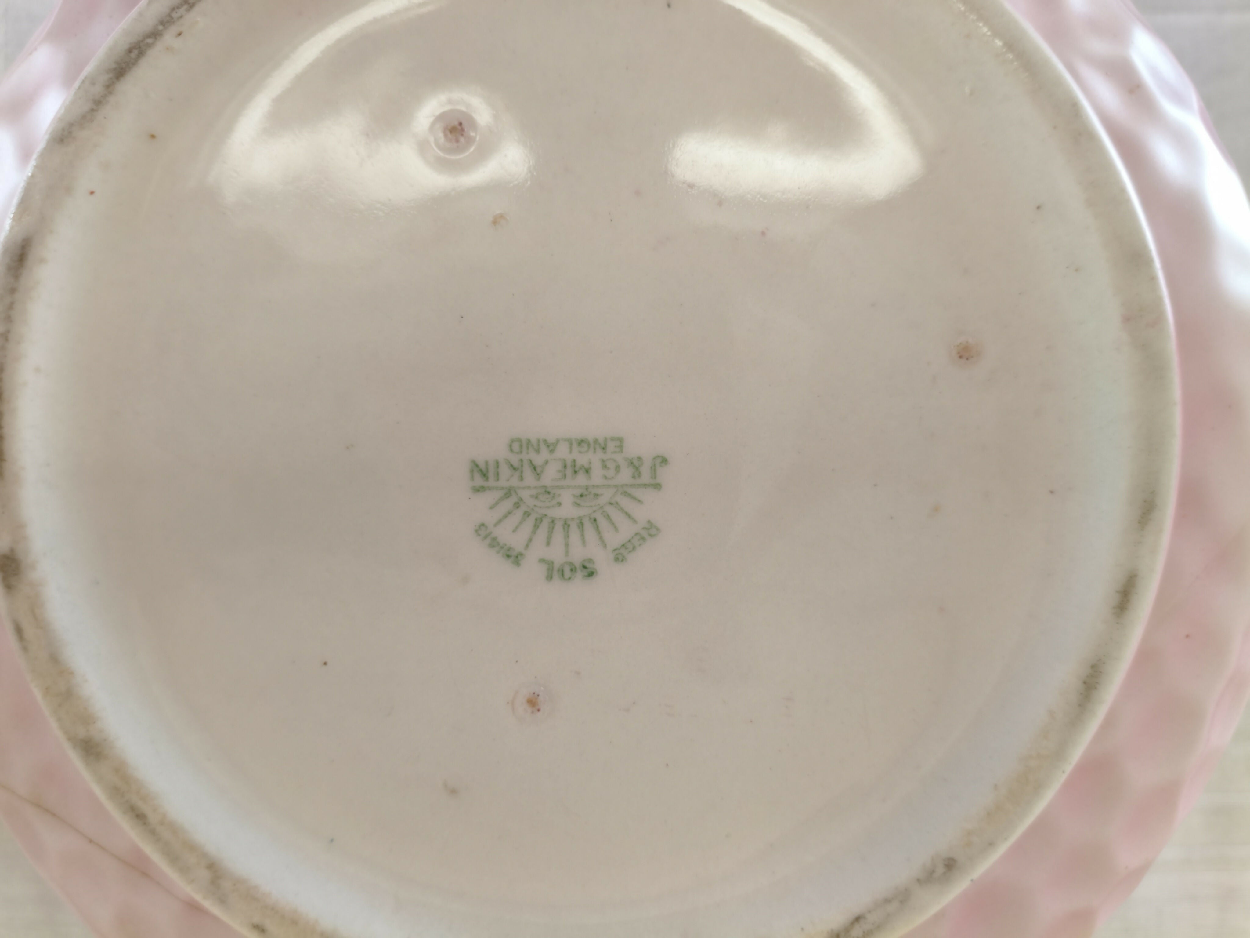 Penico antigo porcelana inglesa J&amp;G Meakin
