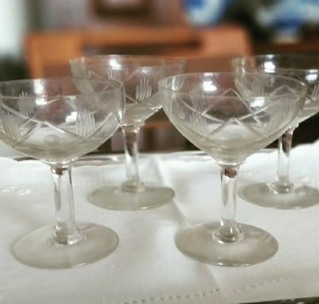 Conjunto 4 taças de cristal