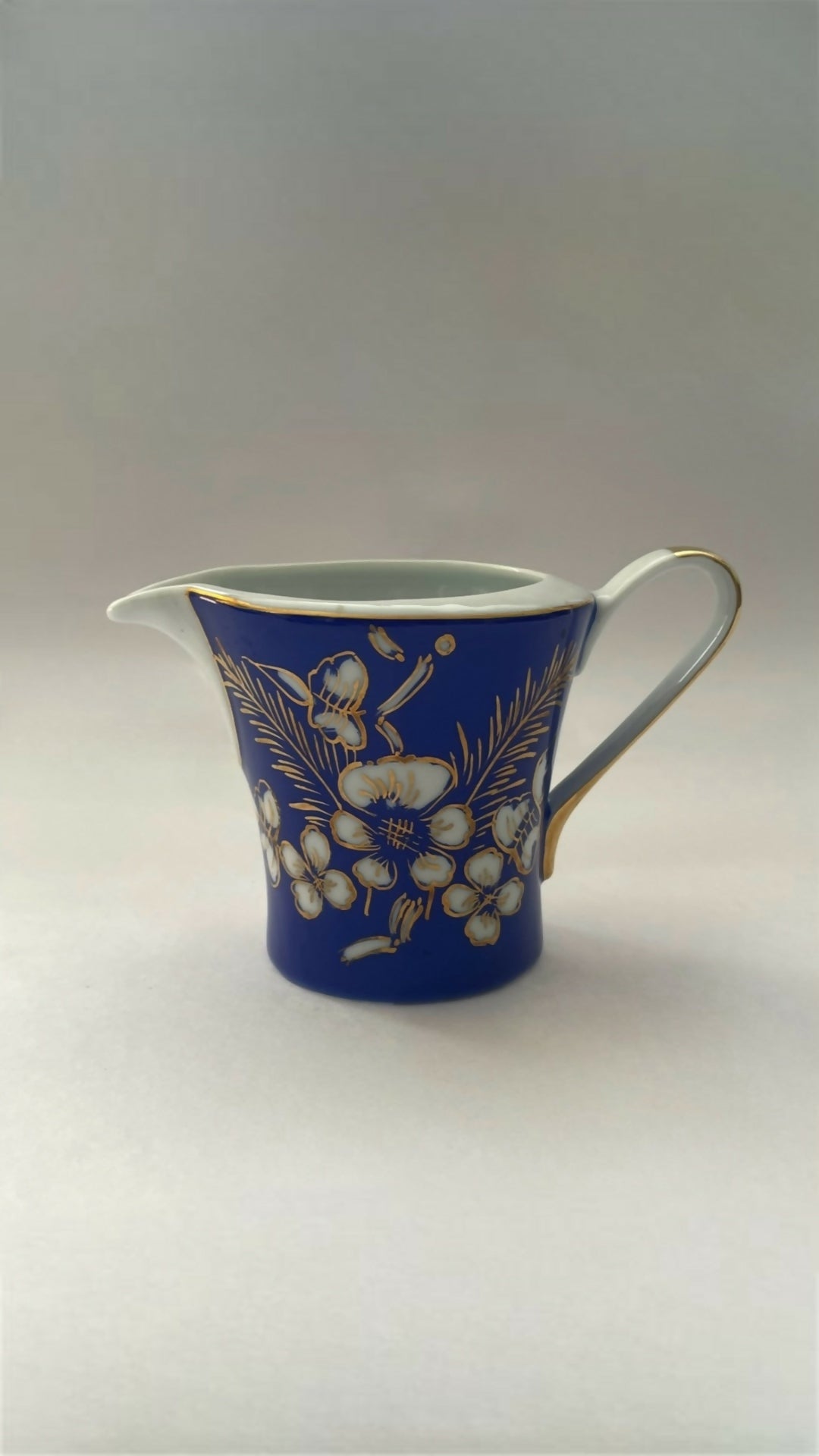 Aparelho de café 15 peças - Porcelana Real em azul cobalto
